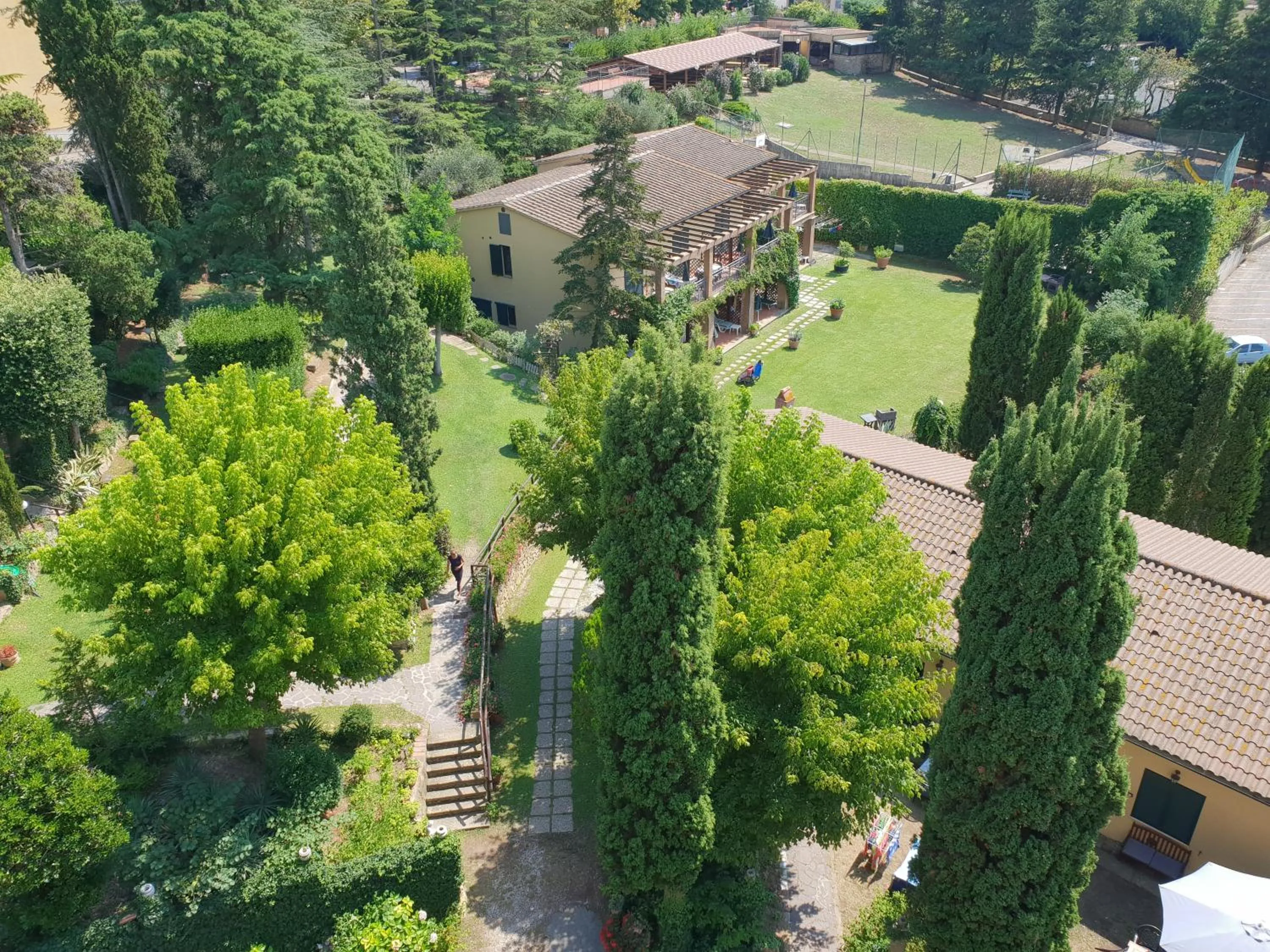 Bird's eye view in Residence Villa Elena