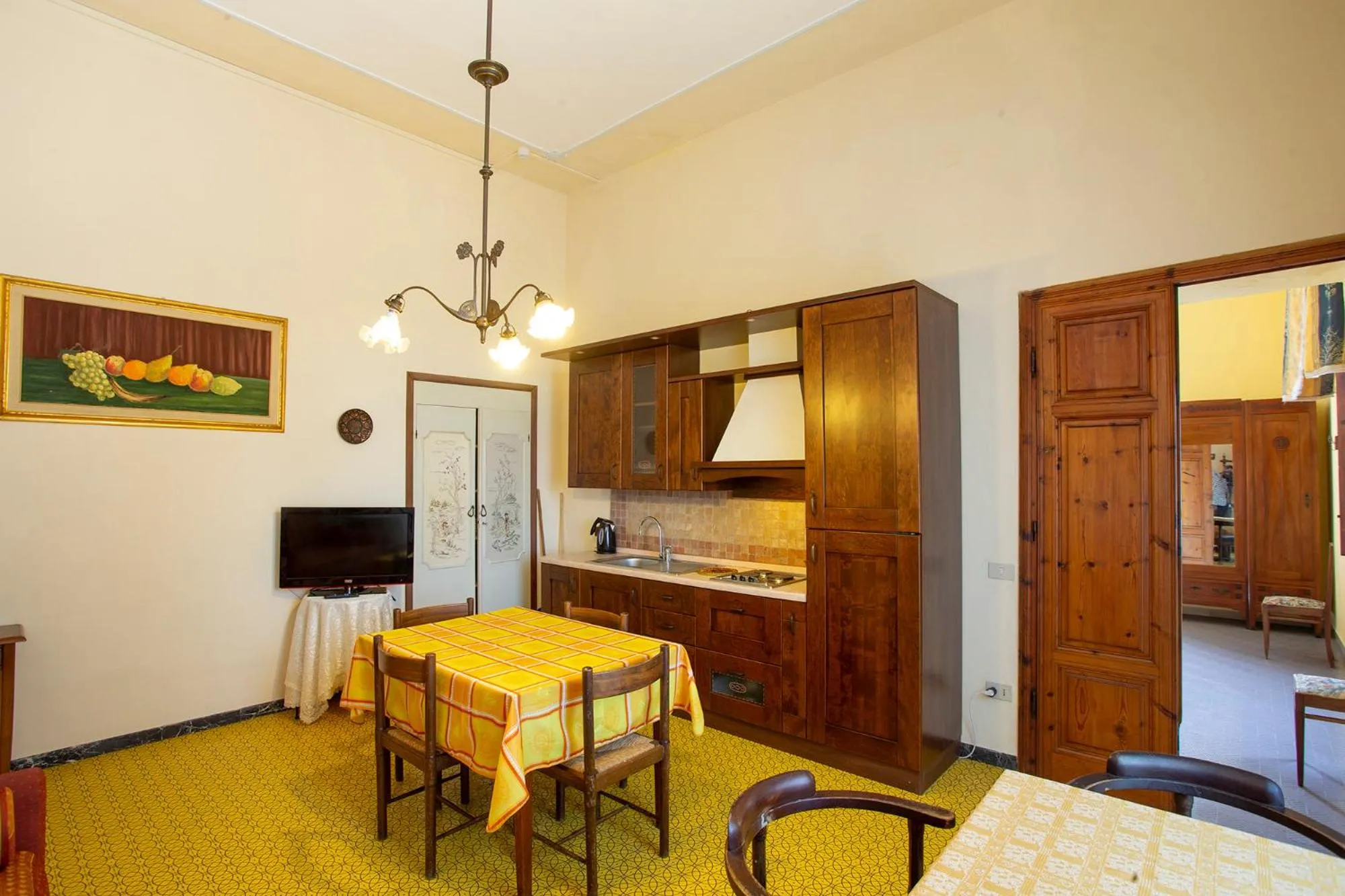 Kitchen or kitchenette in Residence Villa Elena