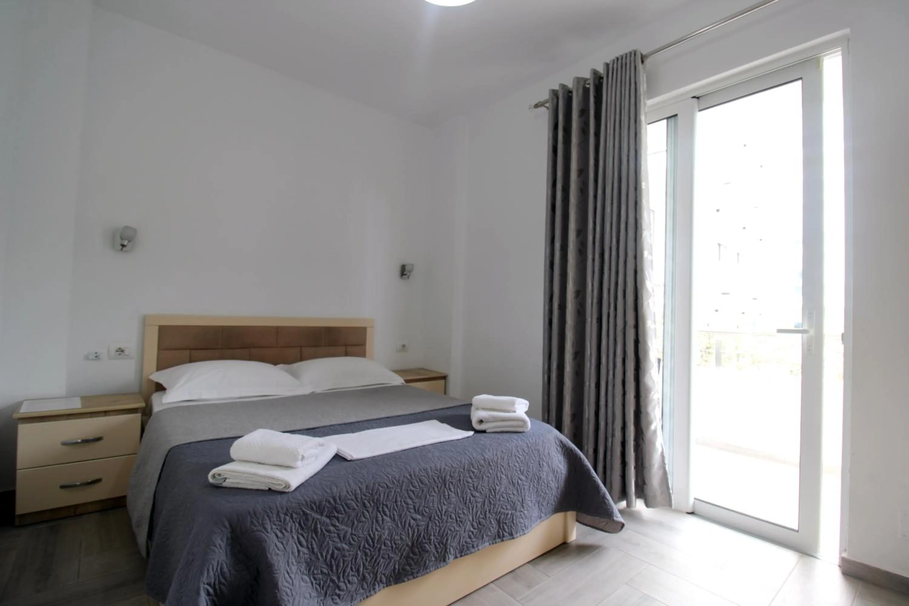 Bed in Hotel Villa Adrian
