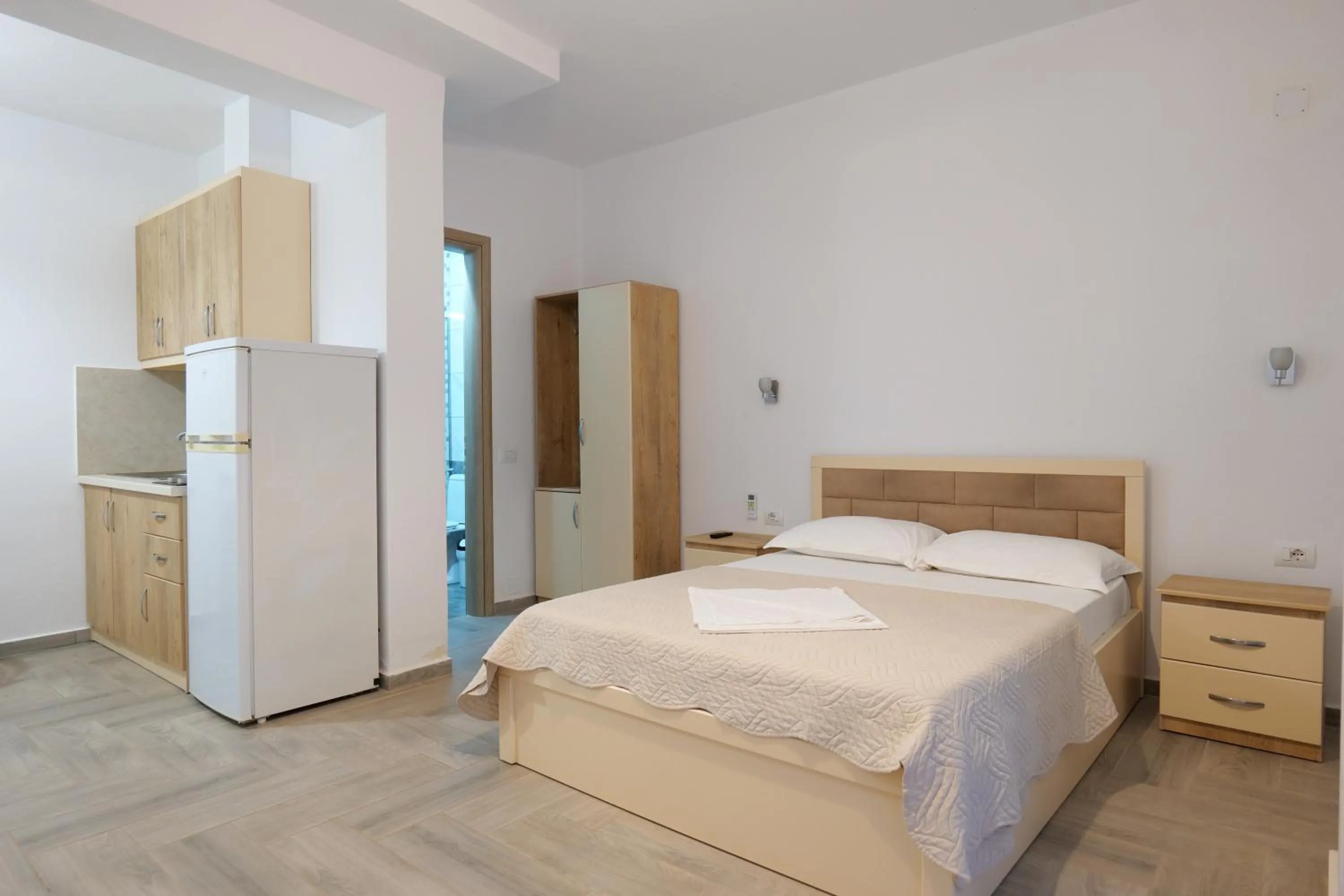 Bed in Hotel Villa Adrian