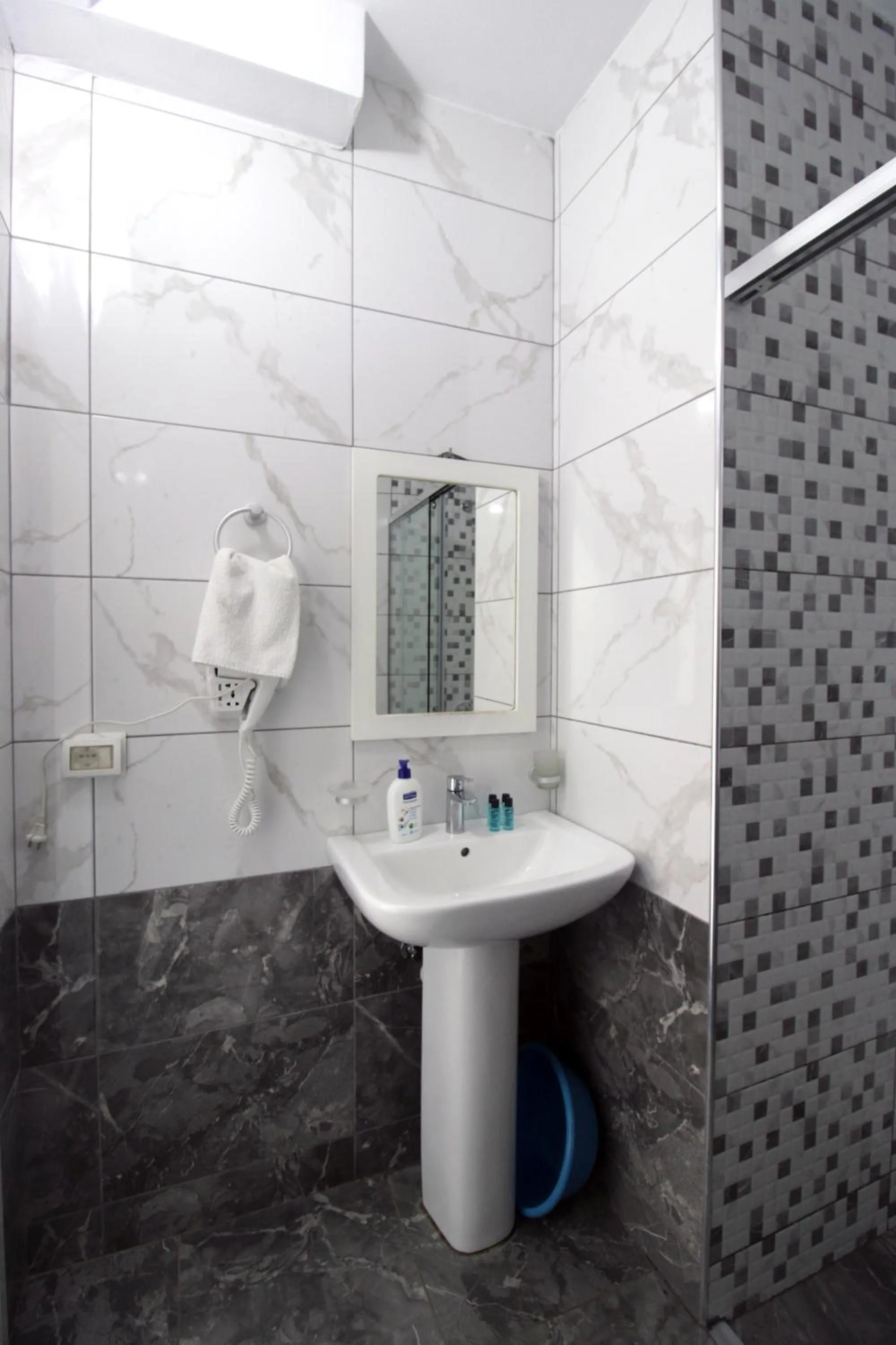 Shower in Hotel Villa Adrian