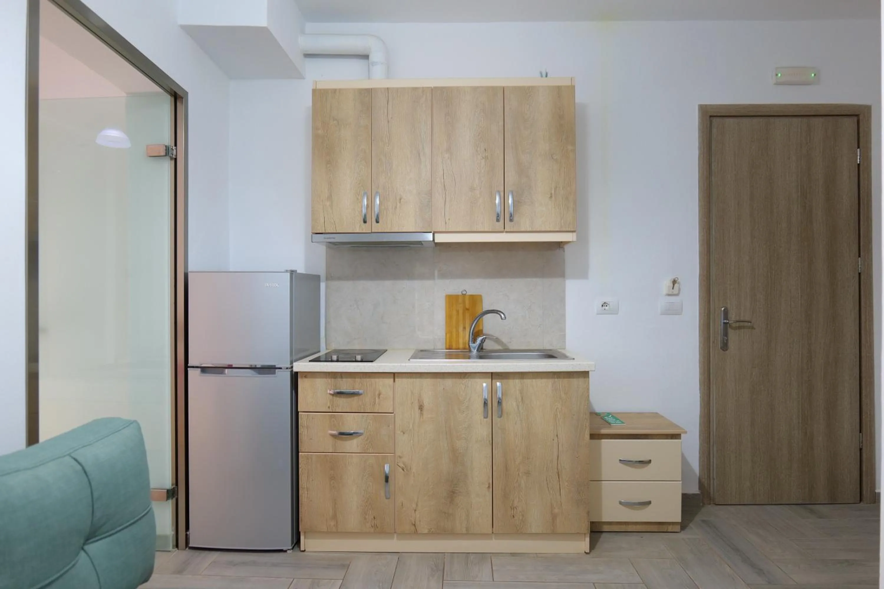 Kitchen or kitchenette in Hotel Villa Adrian