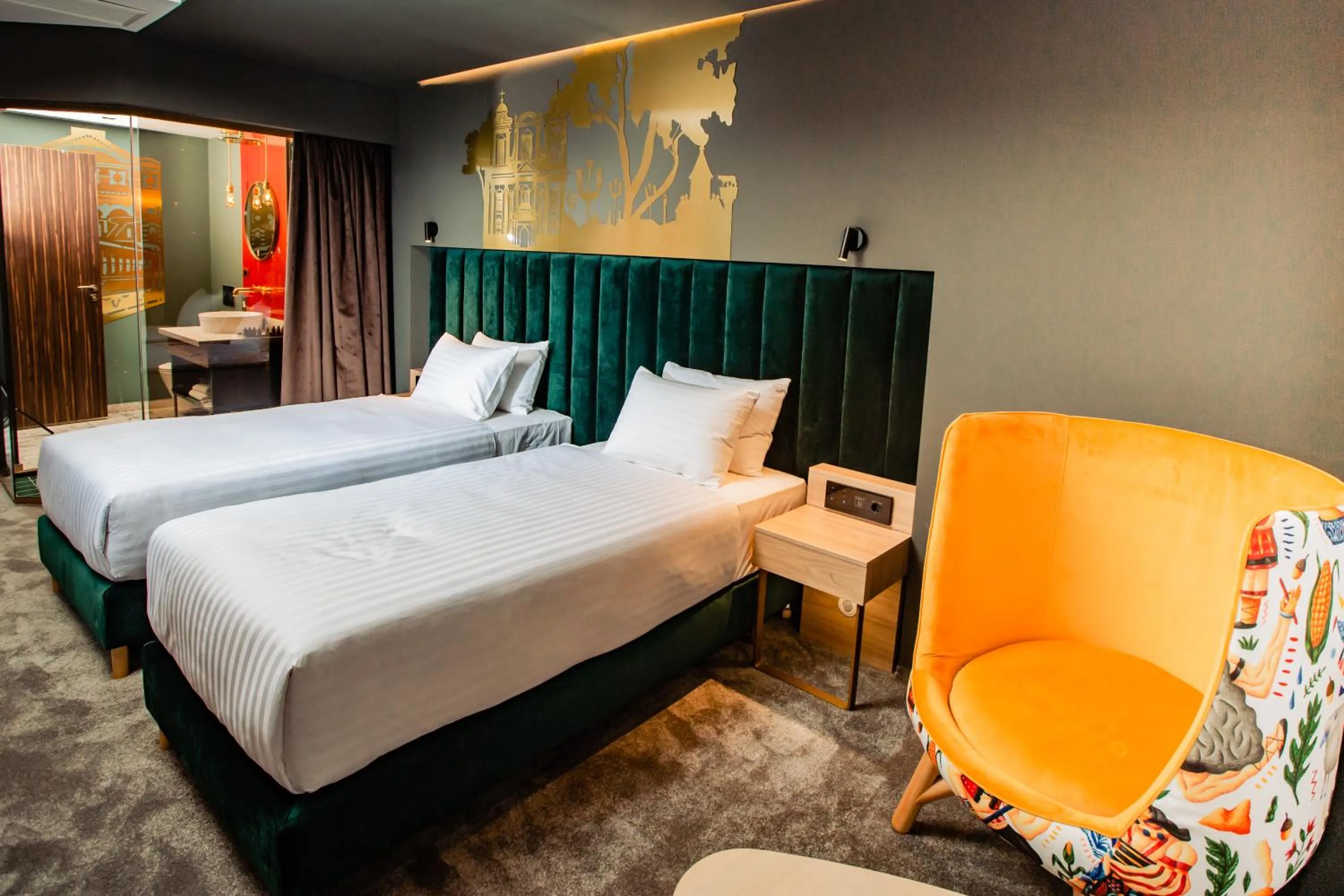 Bedroom, Bed in Mercure Timisoara