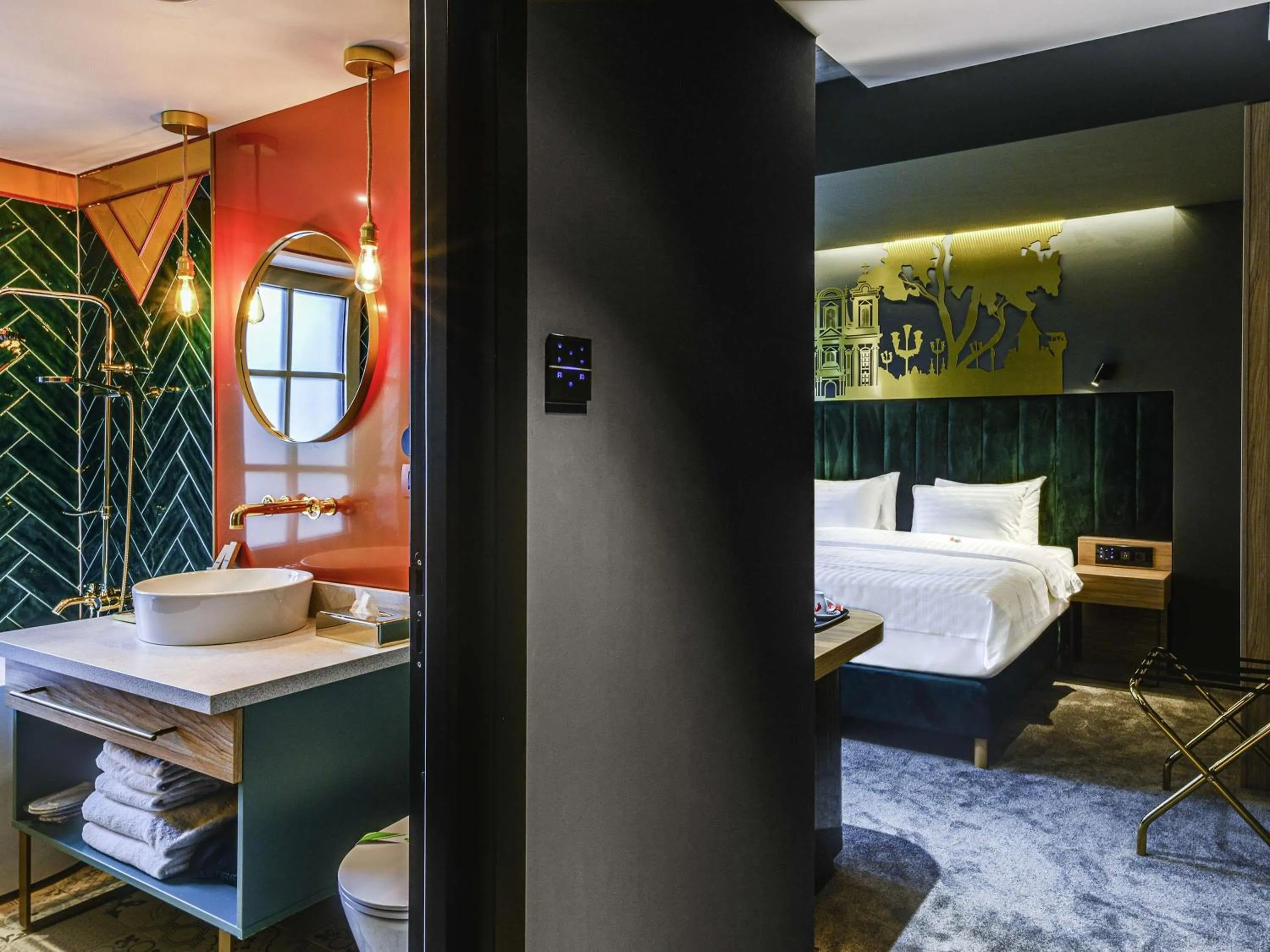 Bedroom, Bed in Mercure Timisoara