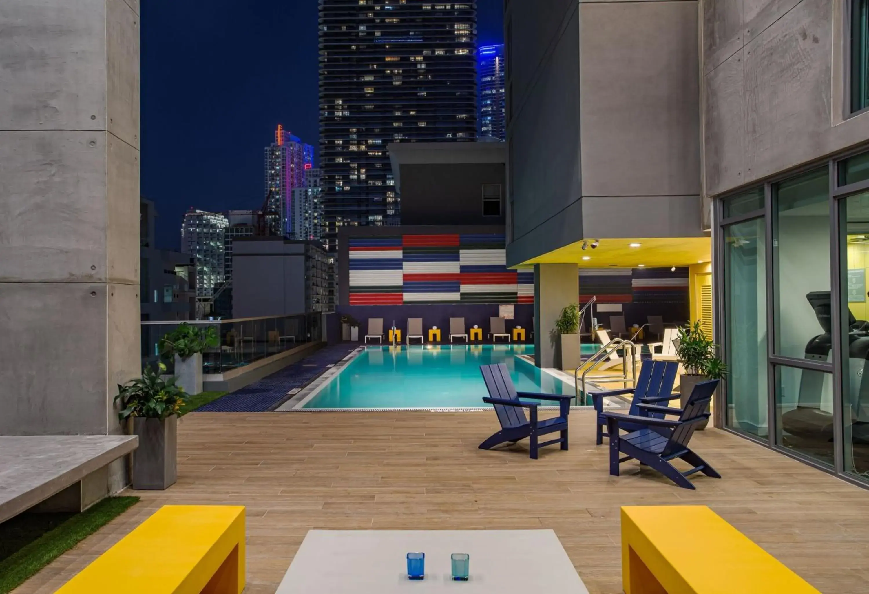 Swimming pool in Hotel Indigo Miami Brickell by IHG Swimming pool in Hotel Indigo Miami Brickell by IHG