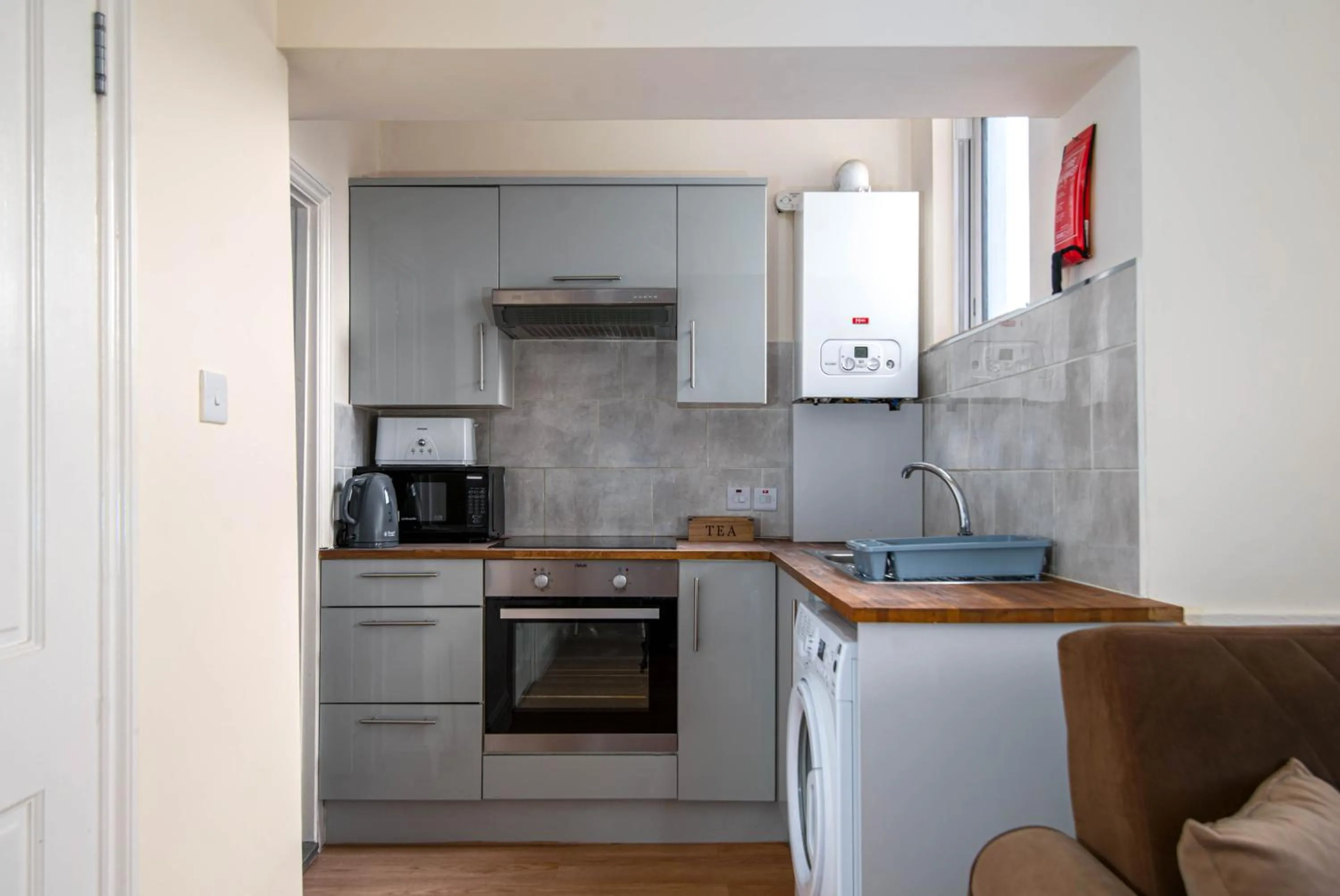 Kitchen or kitchenette in Camden Apartments