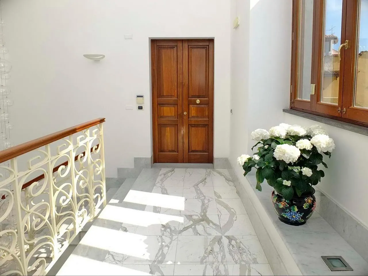 Decorative detail in B&B Villa Elisa