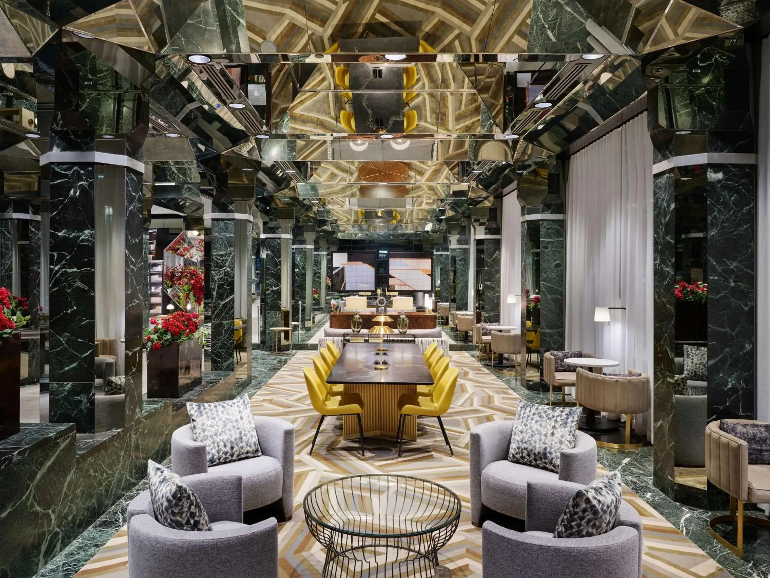 Lobby or reception in Millennium Hilton New York One UN Plaza Lobby or reception in Millennium Hilton New York One UN Plaza