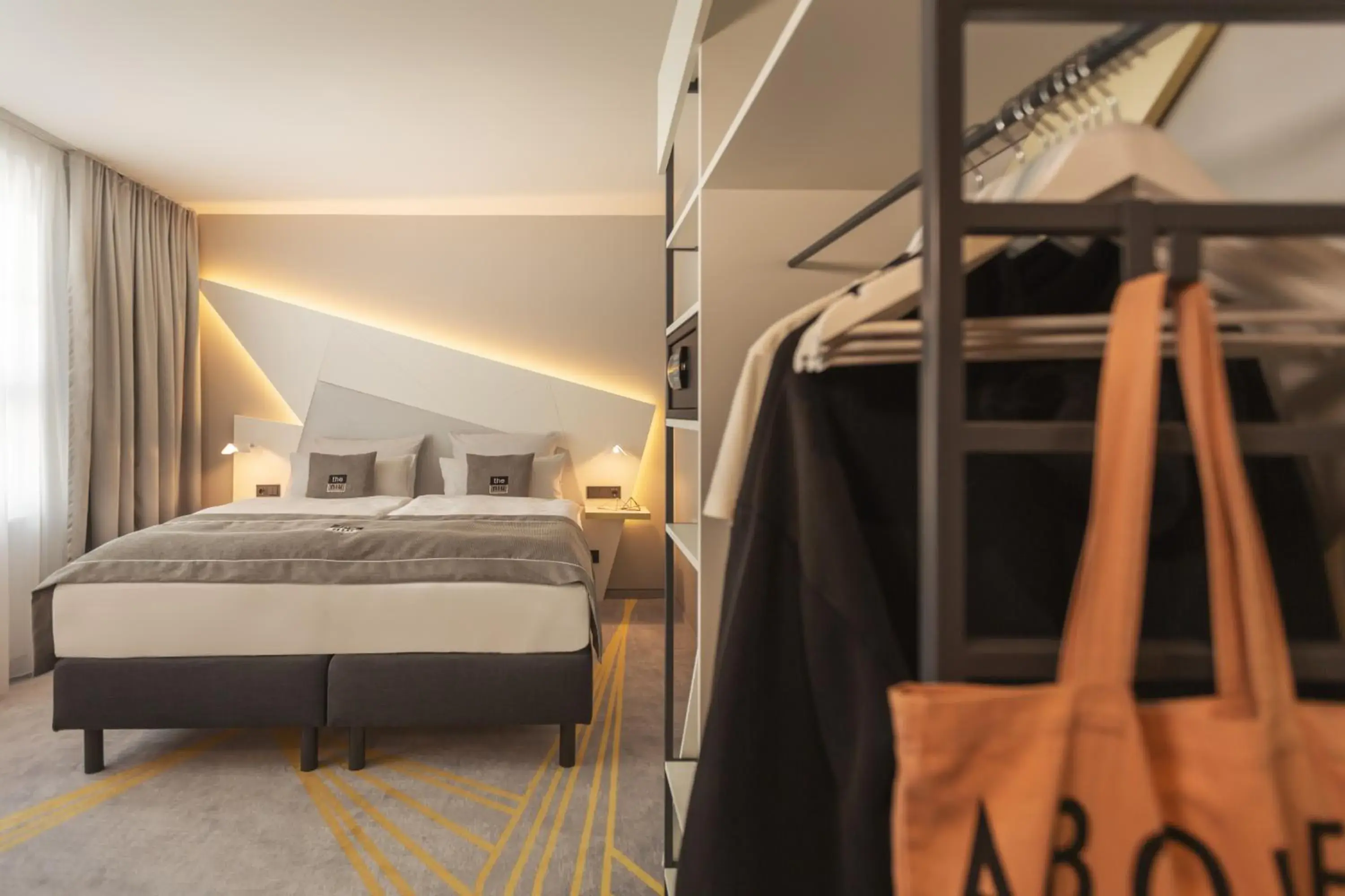 Bed in Holiday Inn - the niu, Coin Frankfurt Ostend by IHG Bed in Holiday Inn - the niu, Coin Frankfurt Ostend by IHG