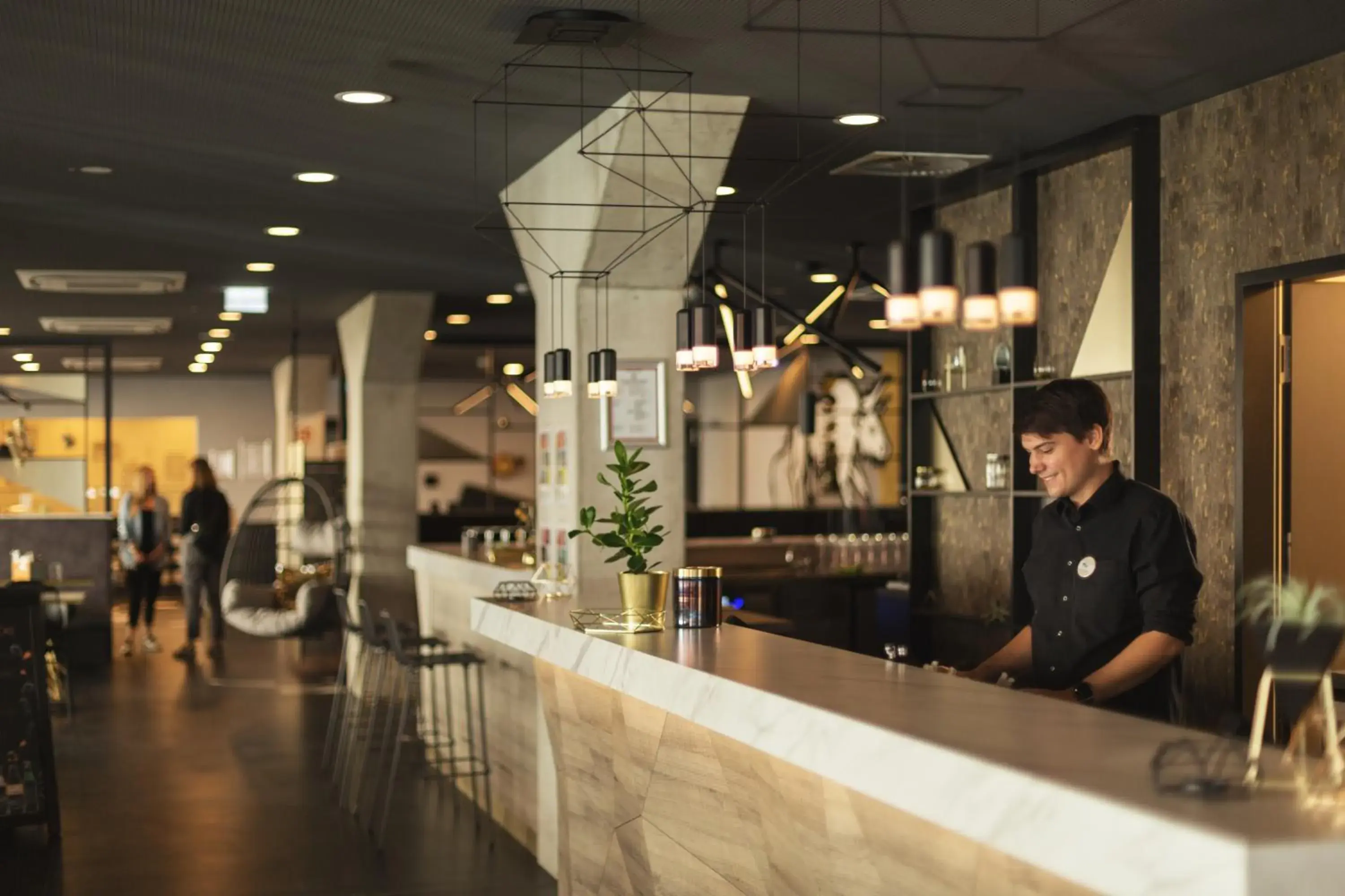 Lobby or reception in Holiday Inn - the niu, Coin Frankfurt Ostend by IHG Lobby or reception in Holiday Inn - the niu, Coin Frankfurt Ostend by IHG