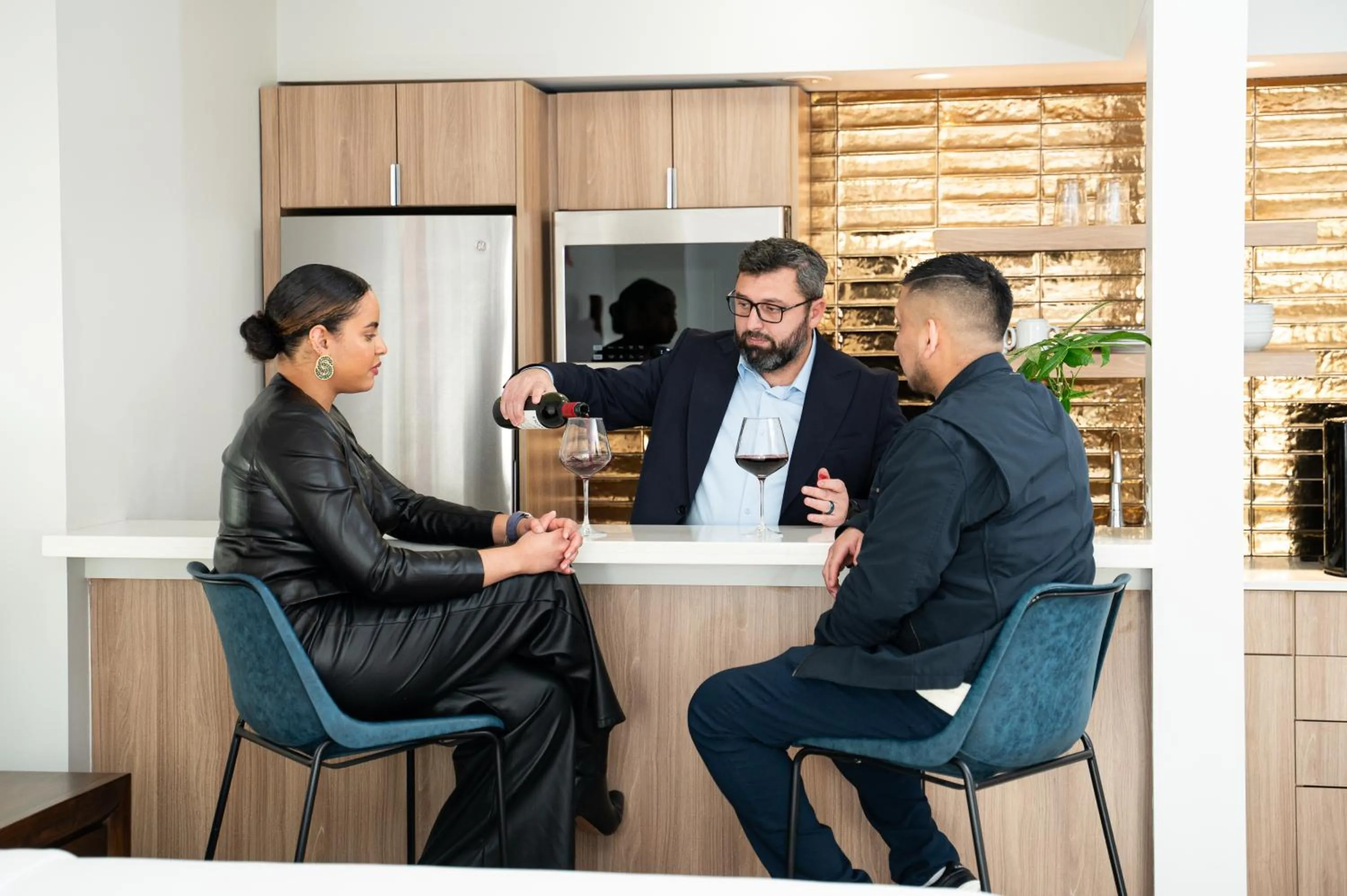 group of guests in The Quincy, an Ascend Collection Hotel