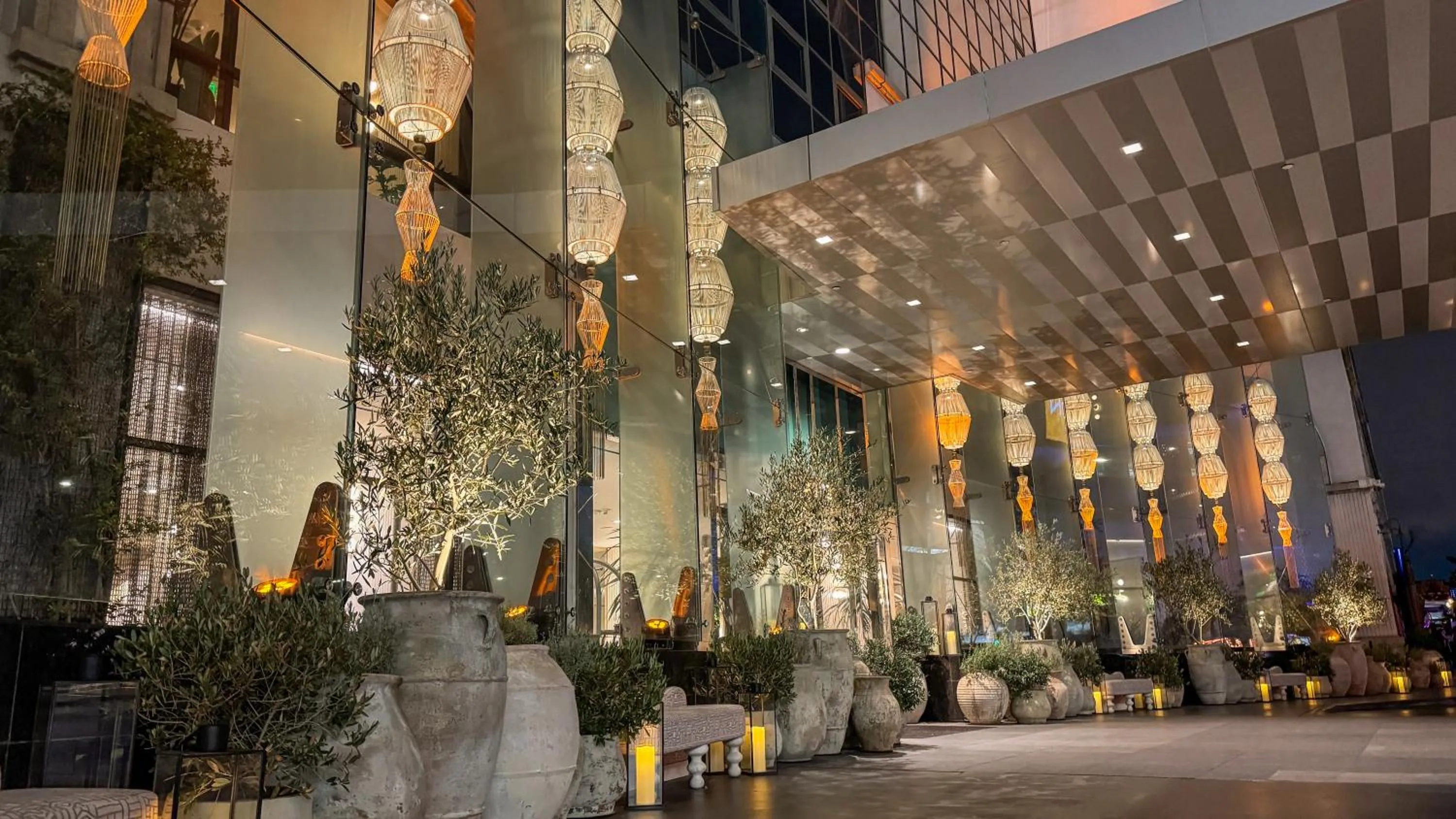 Facade/entrance in Hotel Sofitel Los Angeles at Beverly Hills