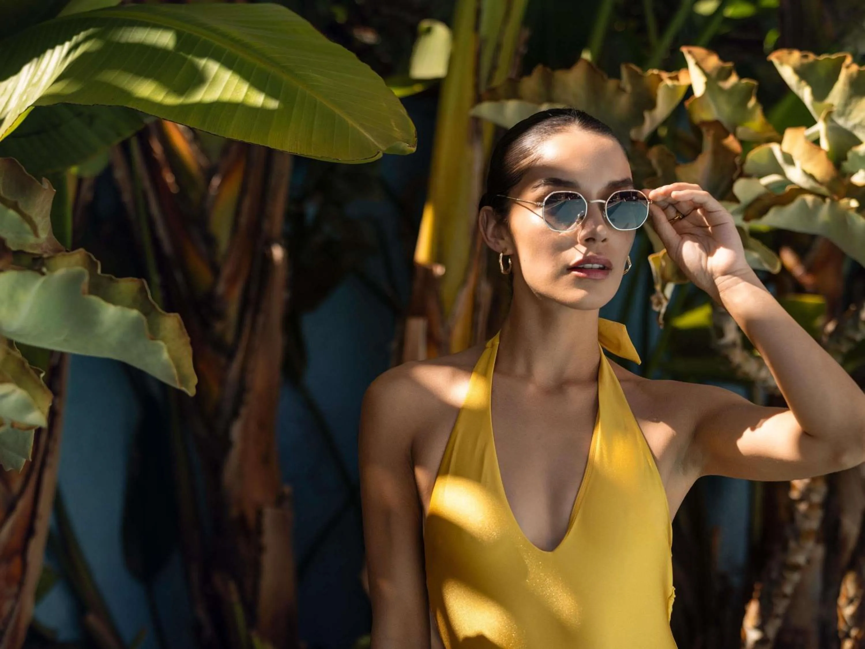 Pool view in Hotel Sofitel Los Angeles at Beverly Hills