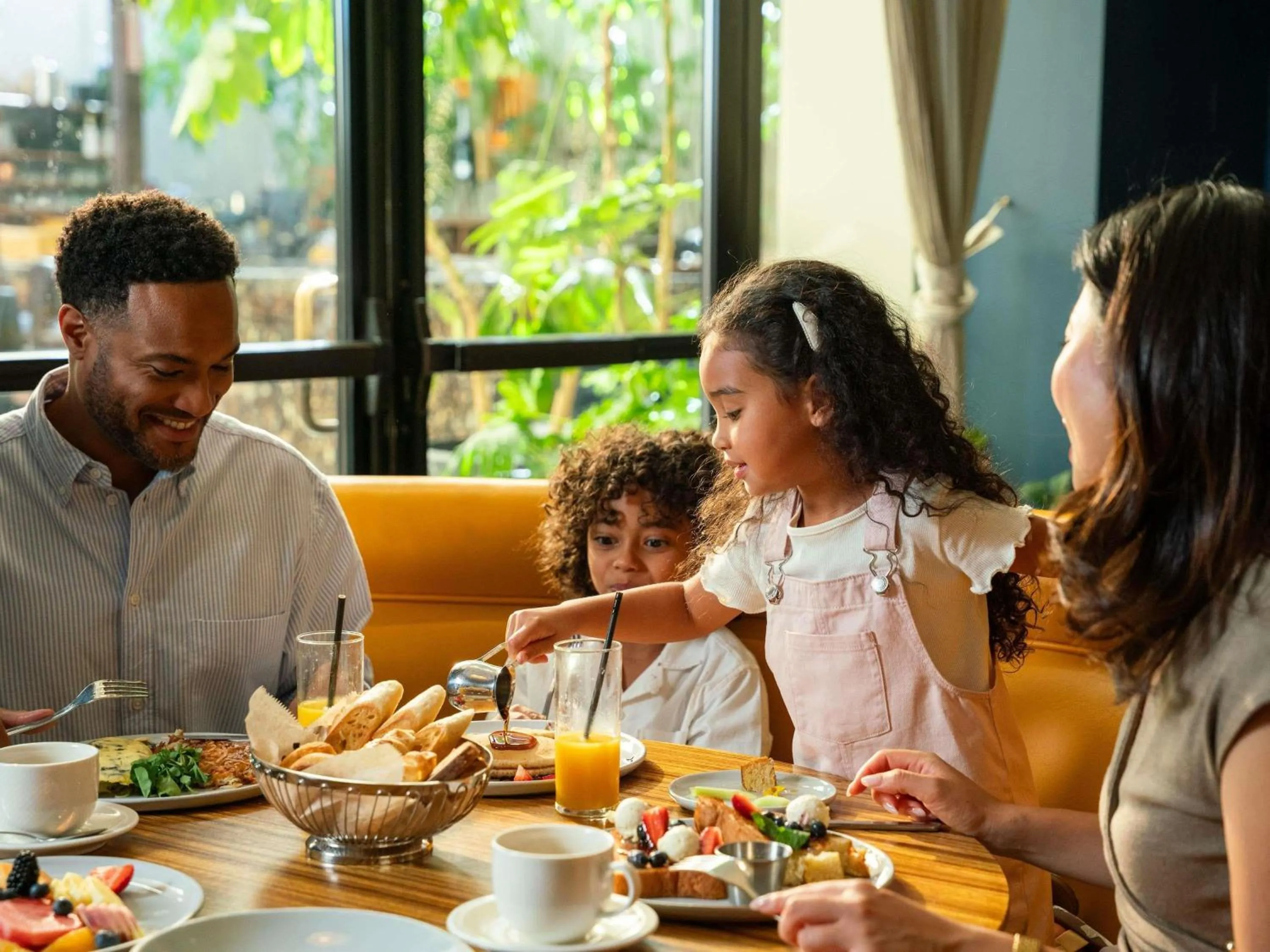 Breakfast in Hotel Sofitel Los Angeles at Beverly Hills