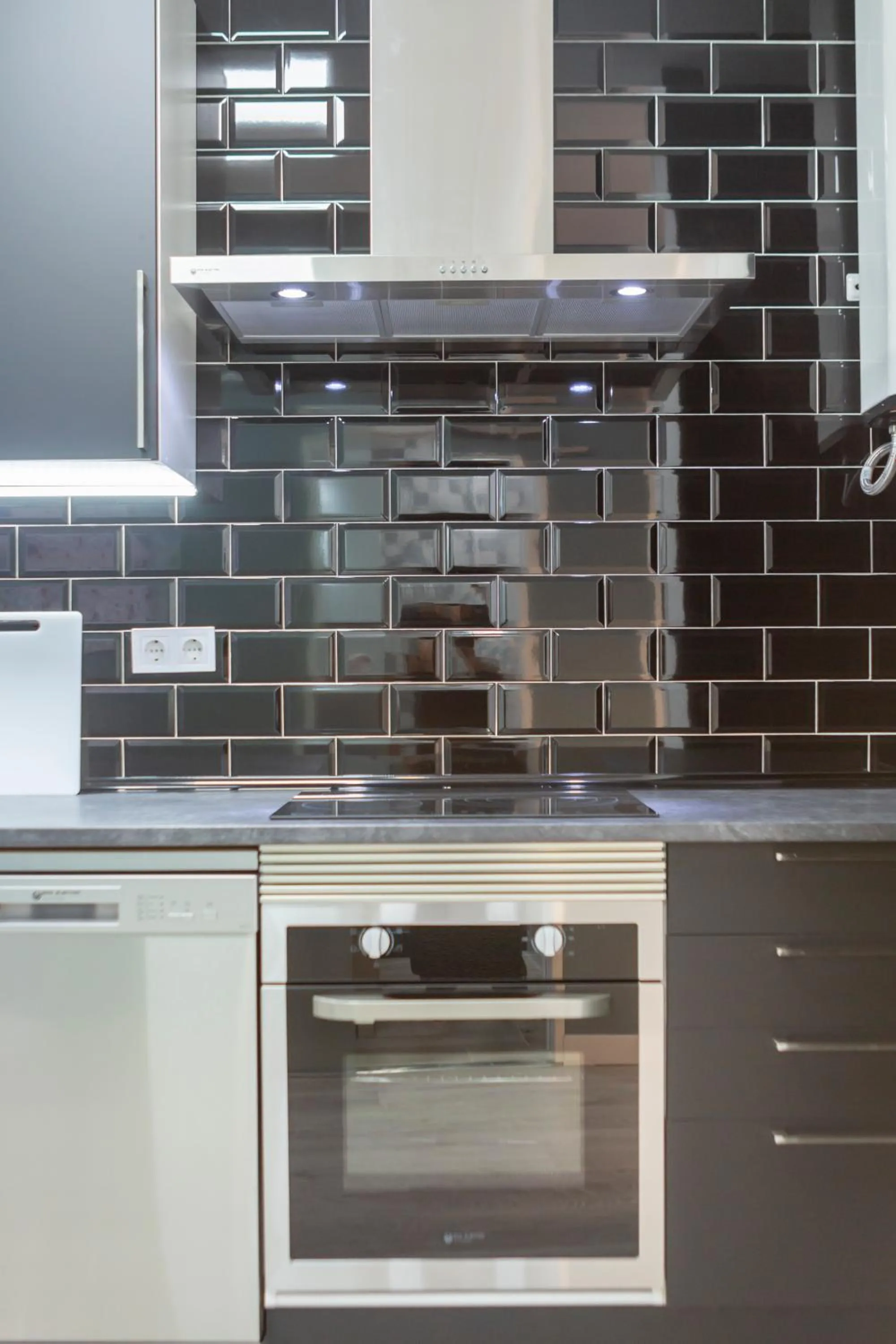 Kitchen or kitchenette in Plaza Mayor Apartment