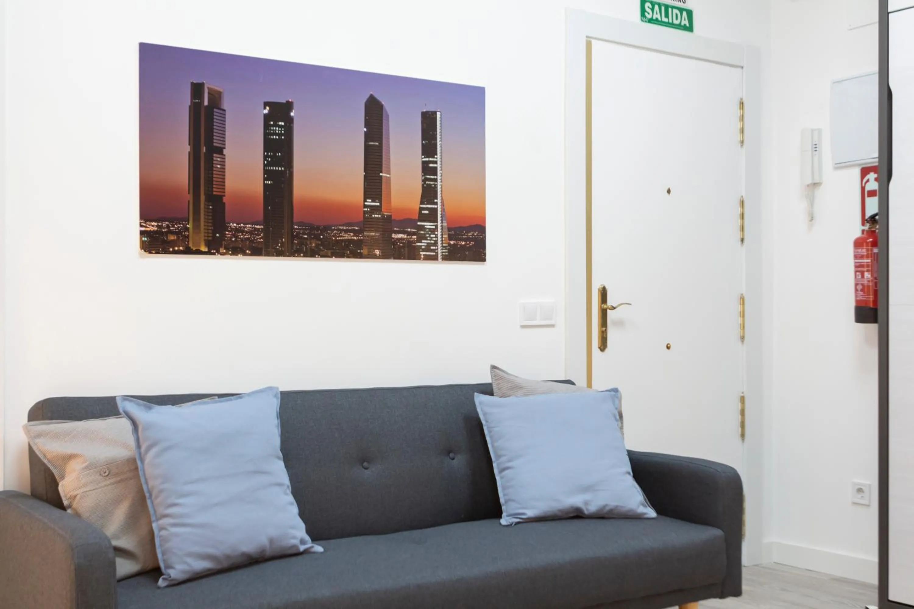 Living room in Plaza Mayor Apartment