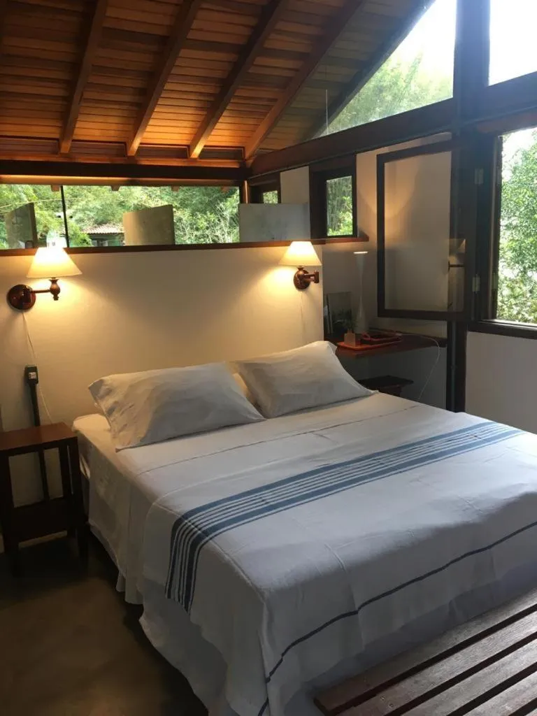 Bed in O Sitio - Ilha Grande