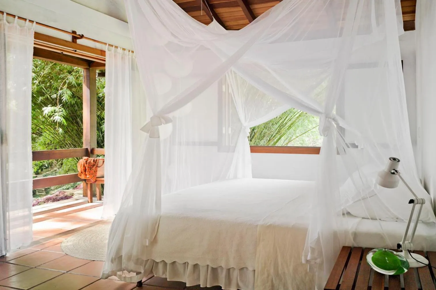 Bed in O Sitio - Ilha Grande