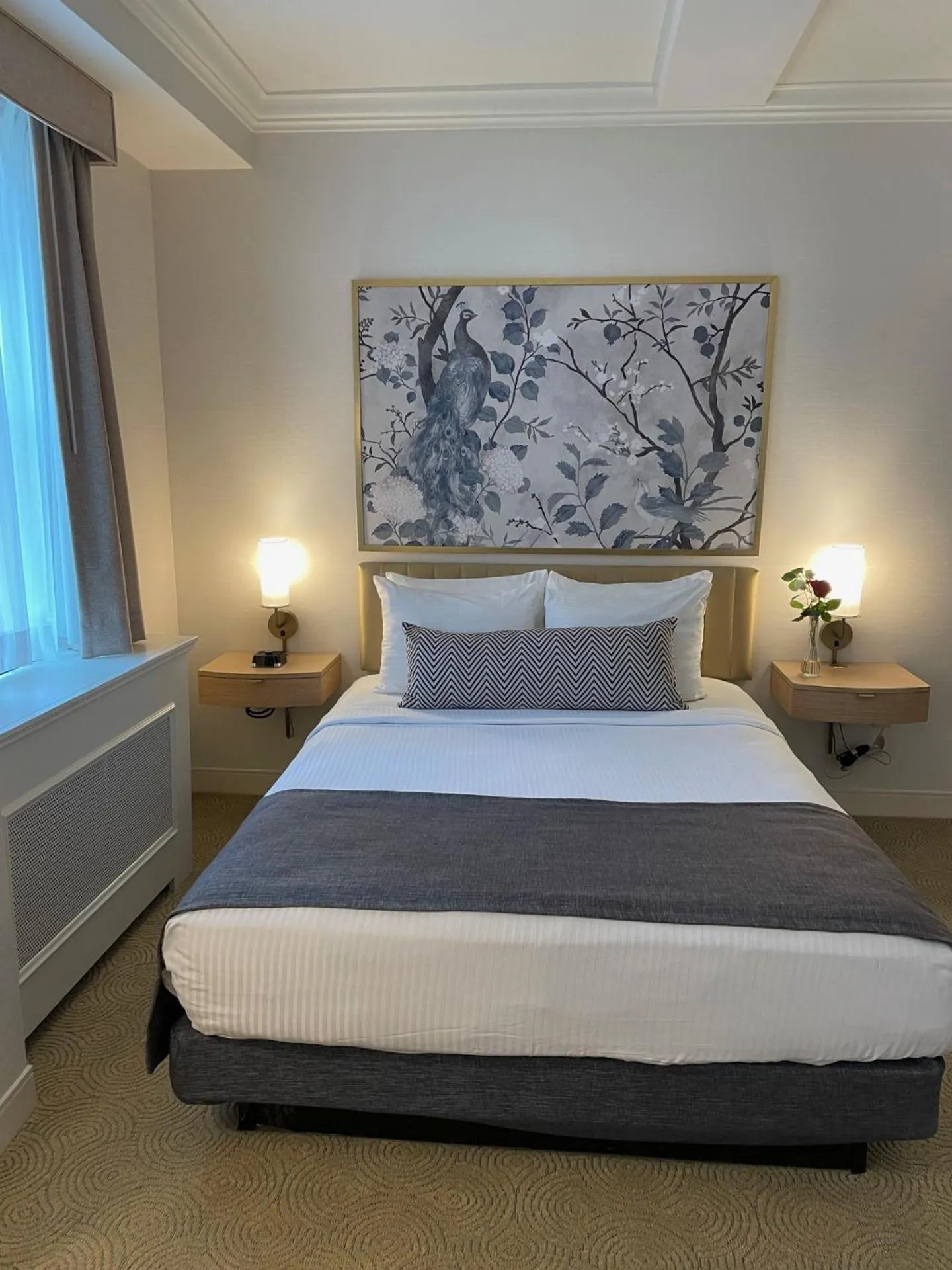 Bed in Warwick Allerton Chicago