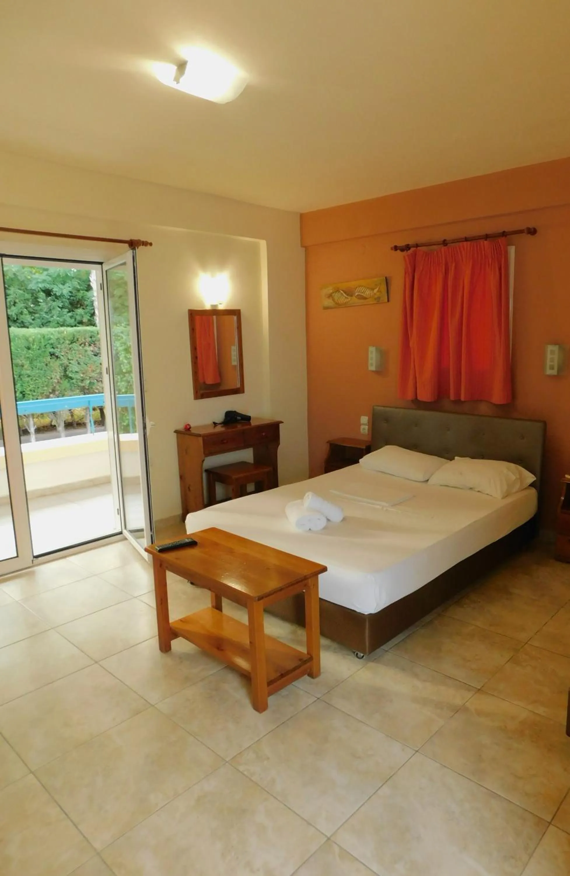 Bed in Aithrio Hotel