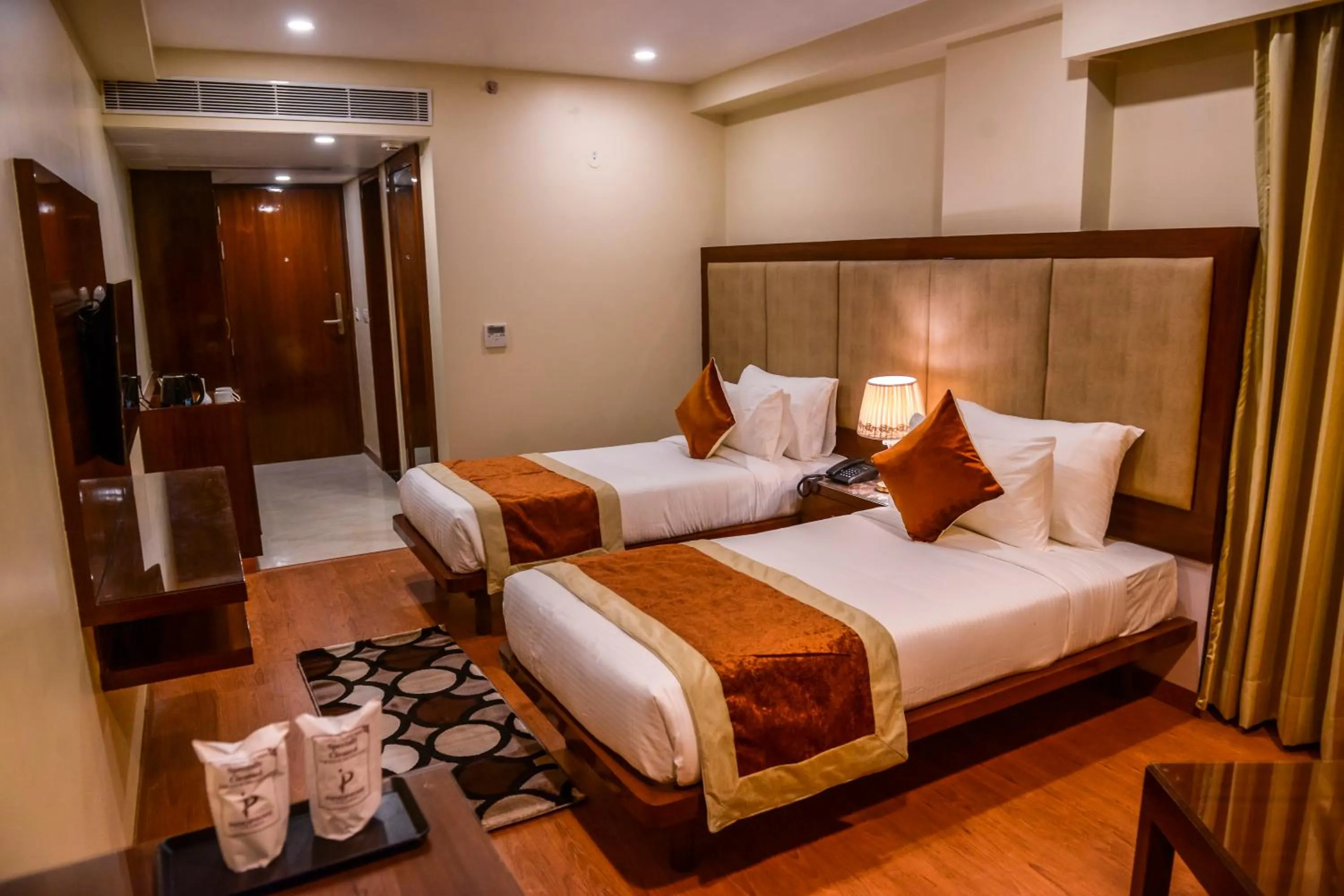 Bedroom, Bed in Hotel Indo Prime - Jaipur City Centre