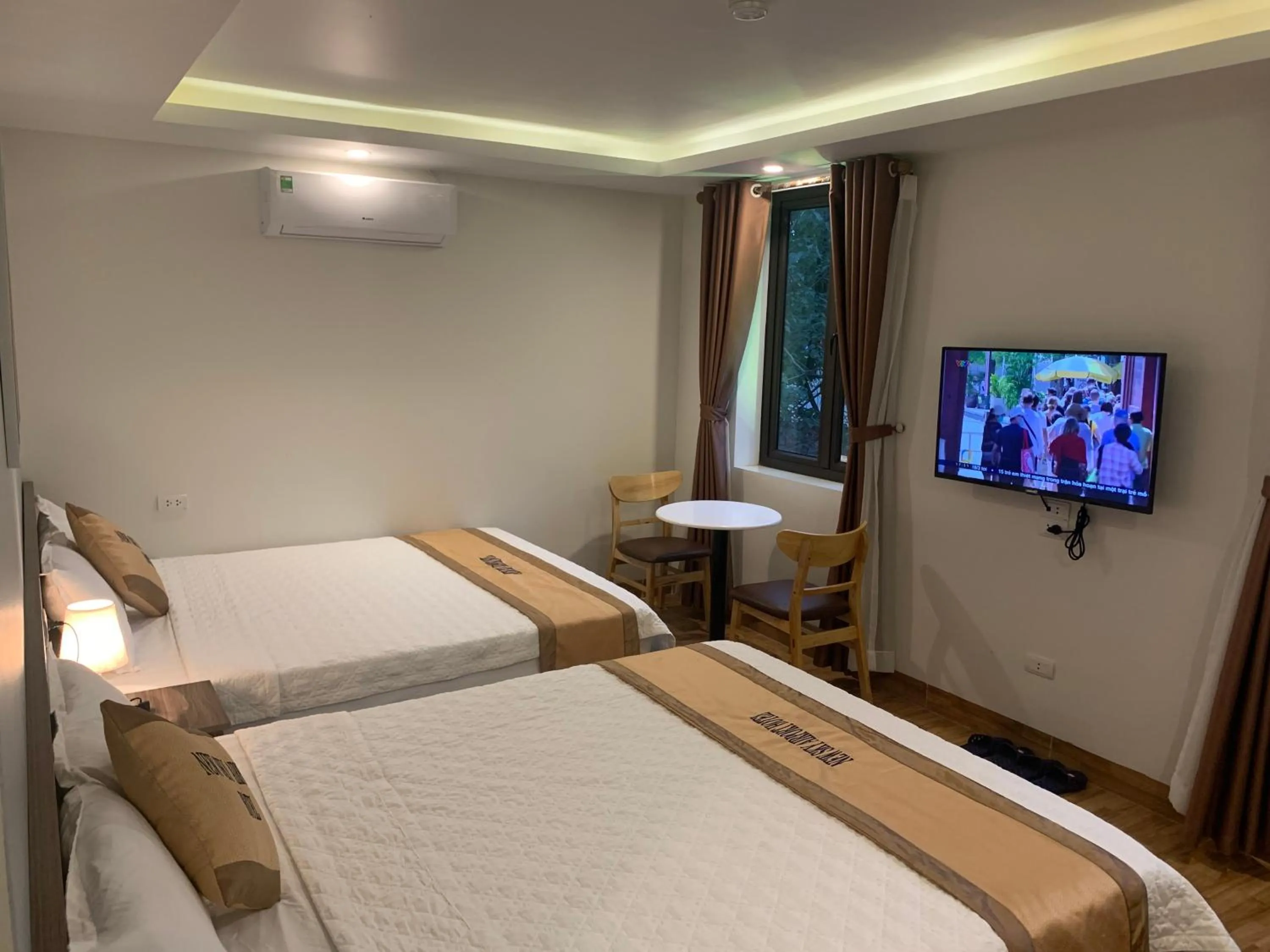 Bed in New Sky Airport Hotel