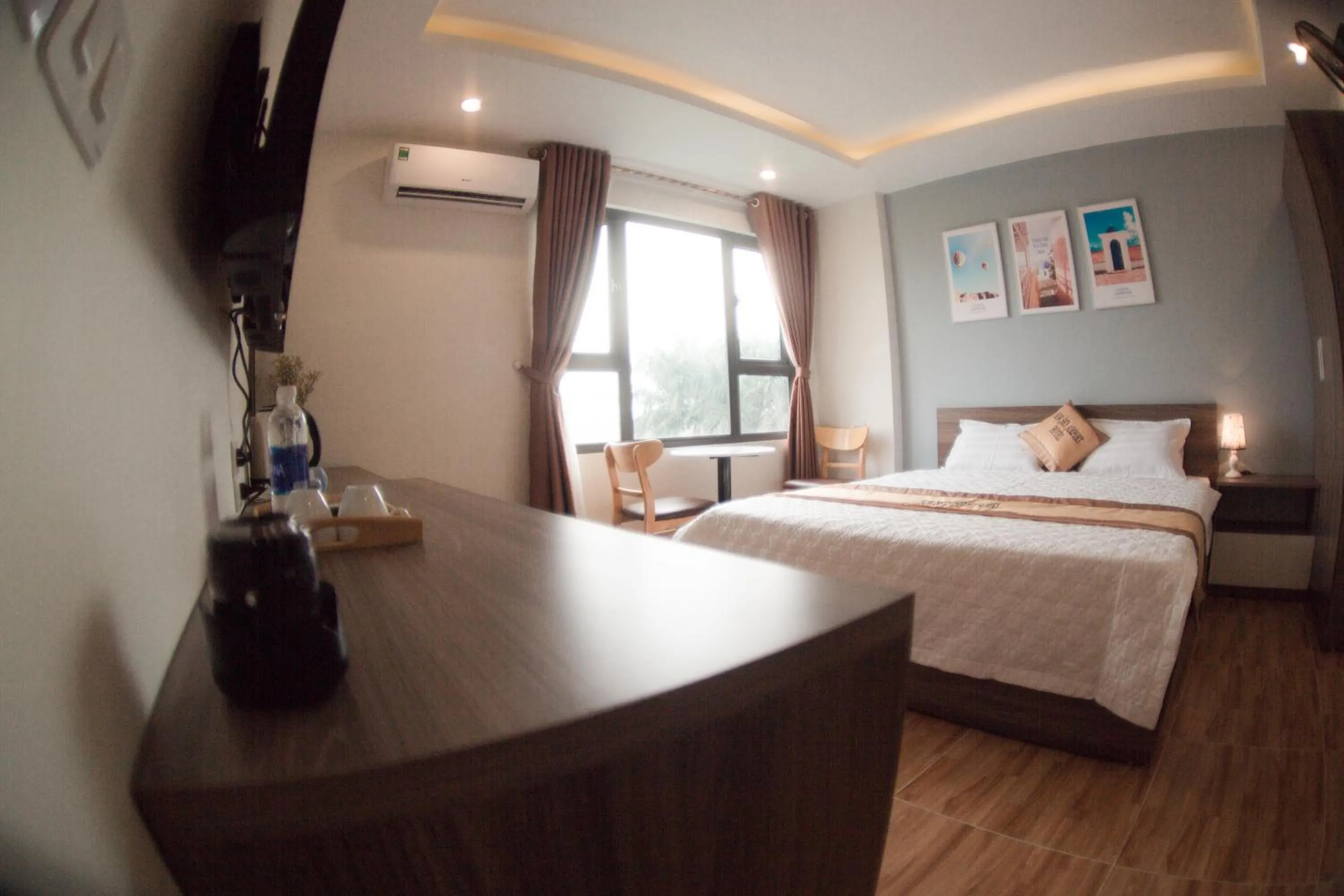 Bed in New Sky Airport Hotel