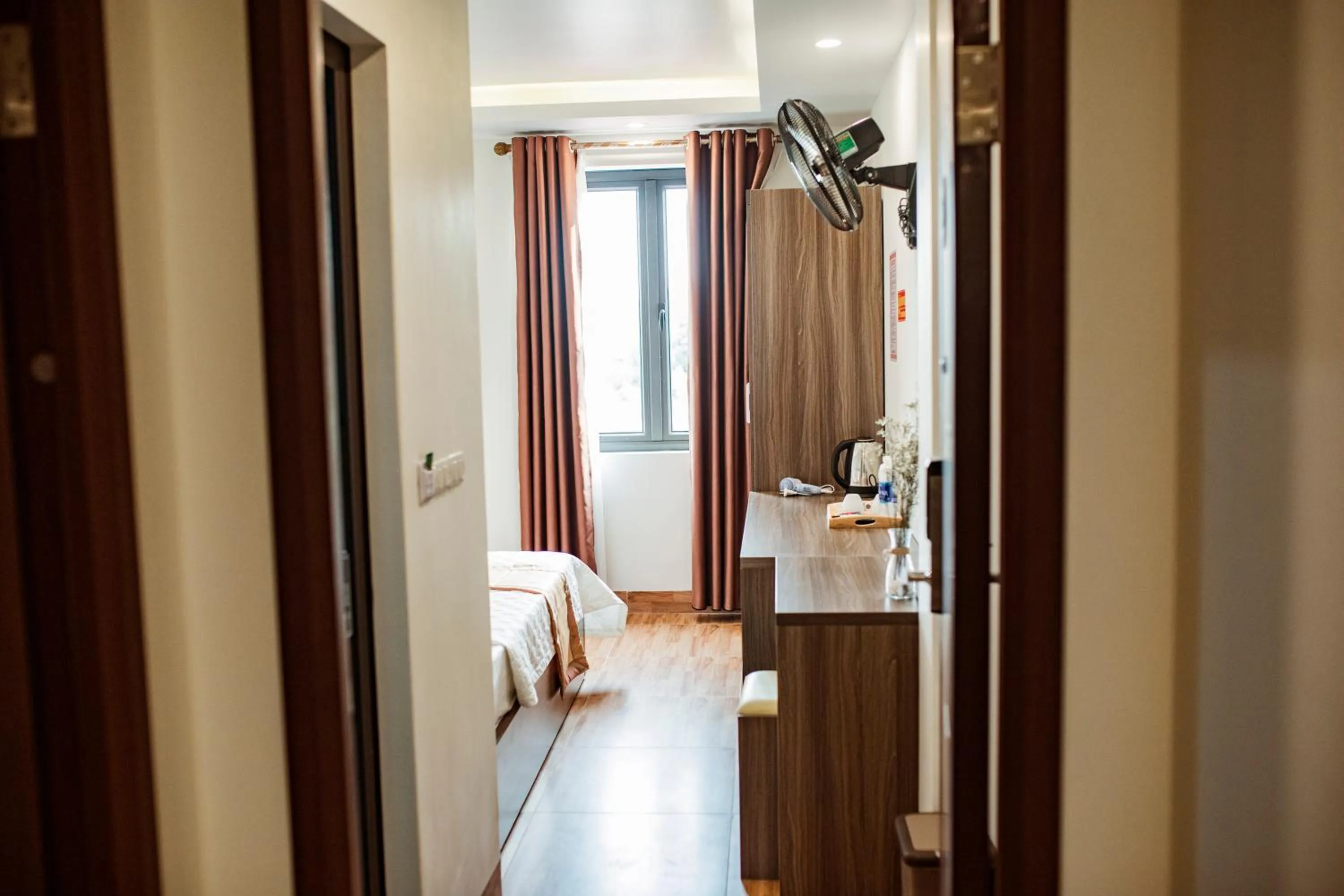 Bed in New Sky Airport Hotel