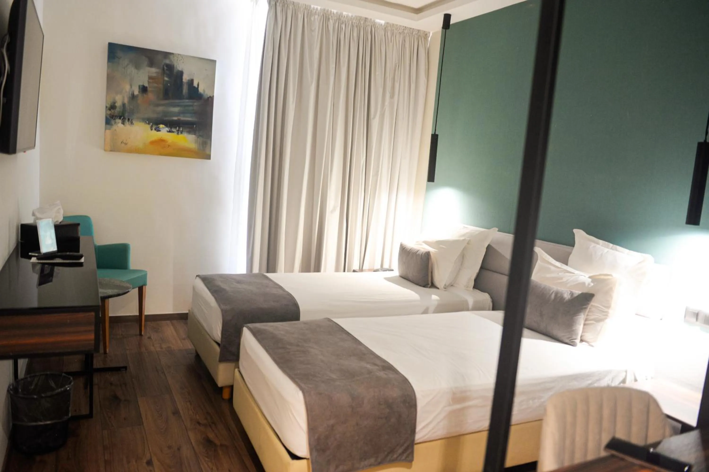 Bedroom, Bed in NJ Hotel Rabat