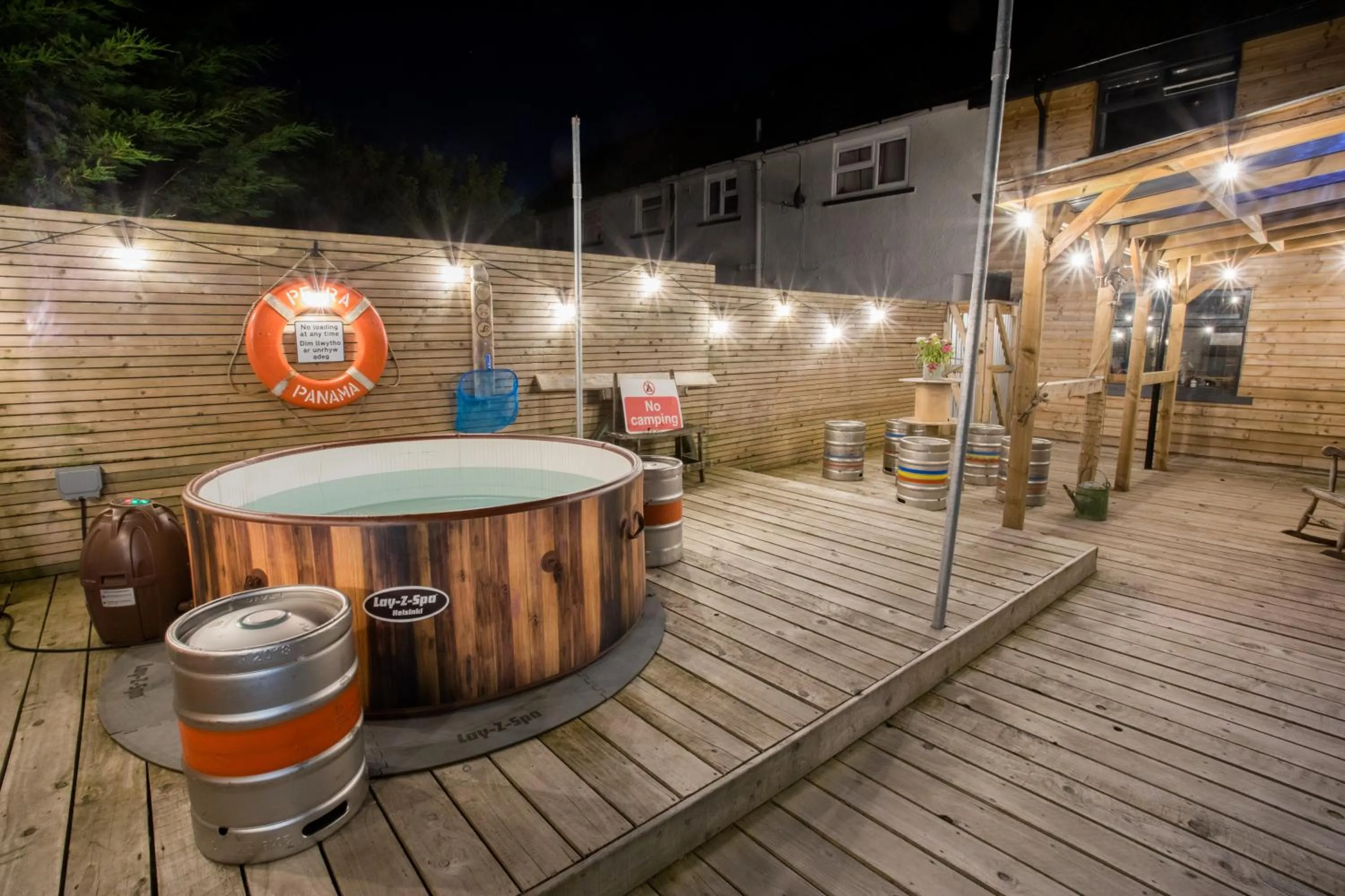 Garden in James’ Place @ Bike Park Wales and The Brecon Beacons