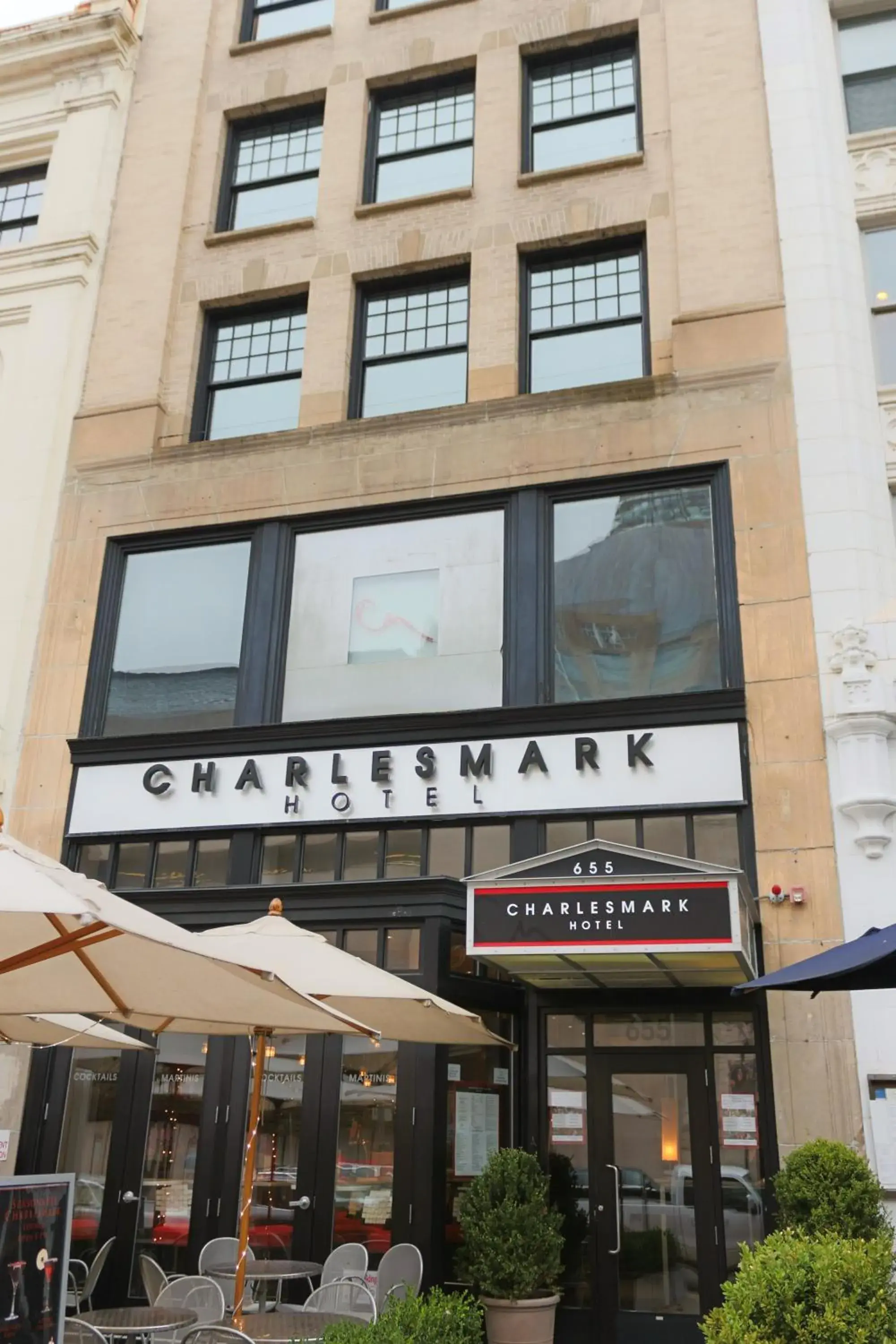 Facade/entrance in Charlesmark Hotel Facade/entrance in Charlesmark Hotel