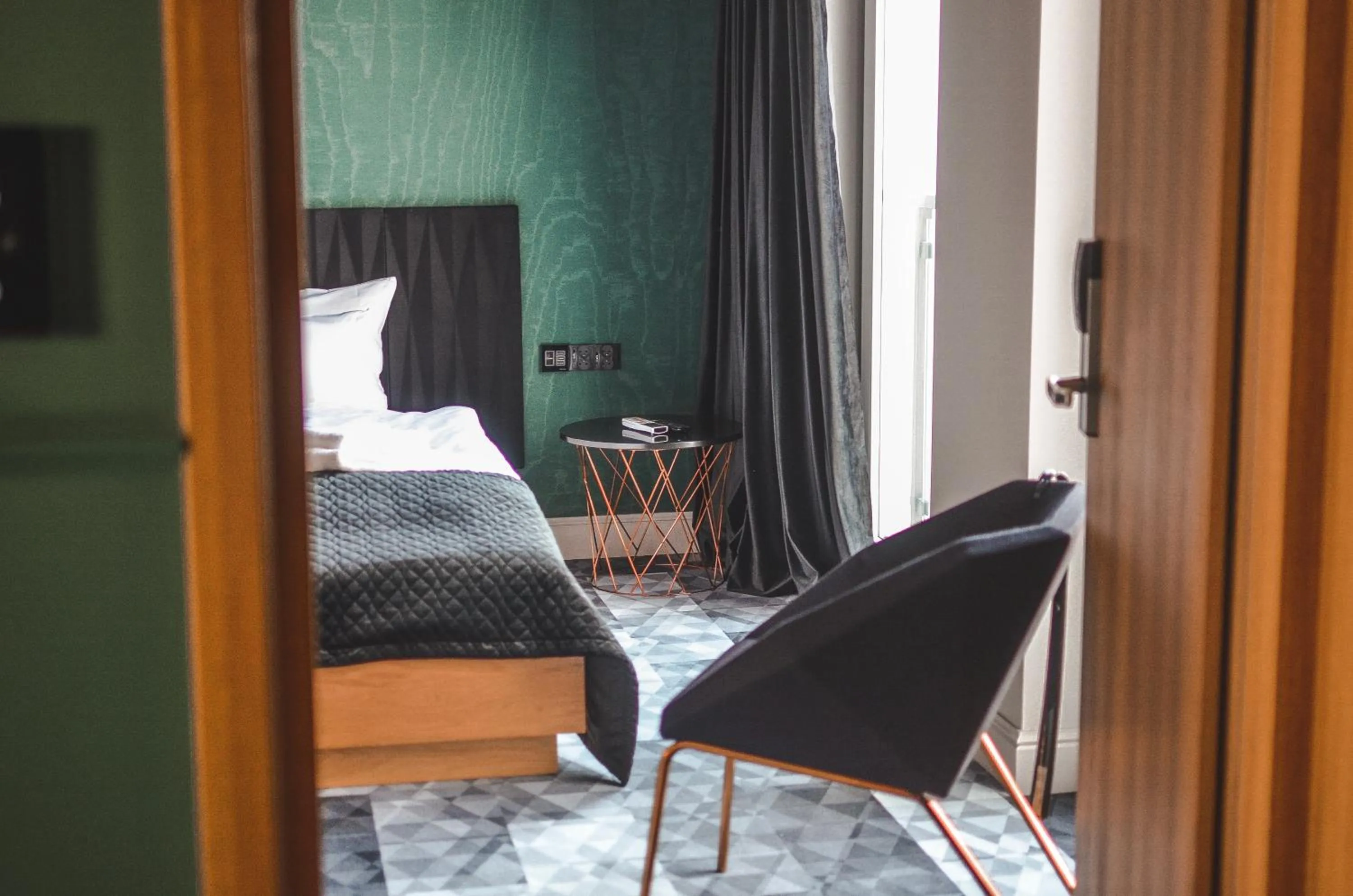 Bed in Sansara Apartments