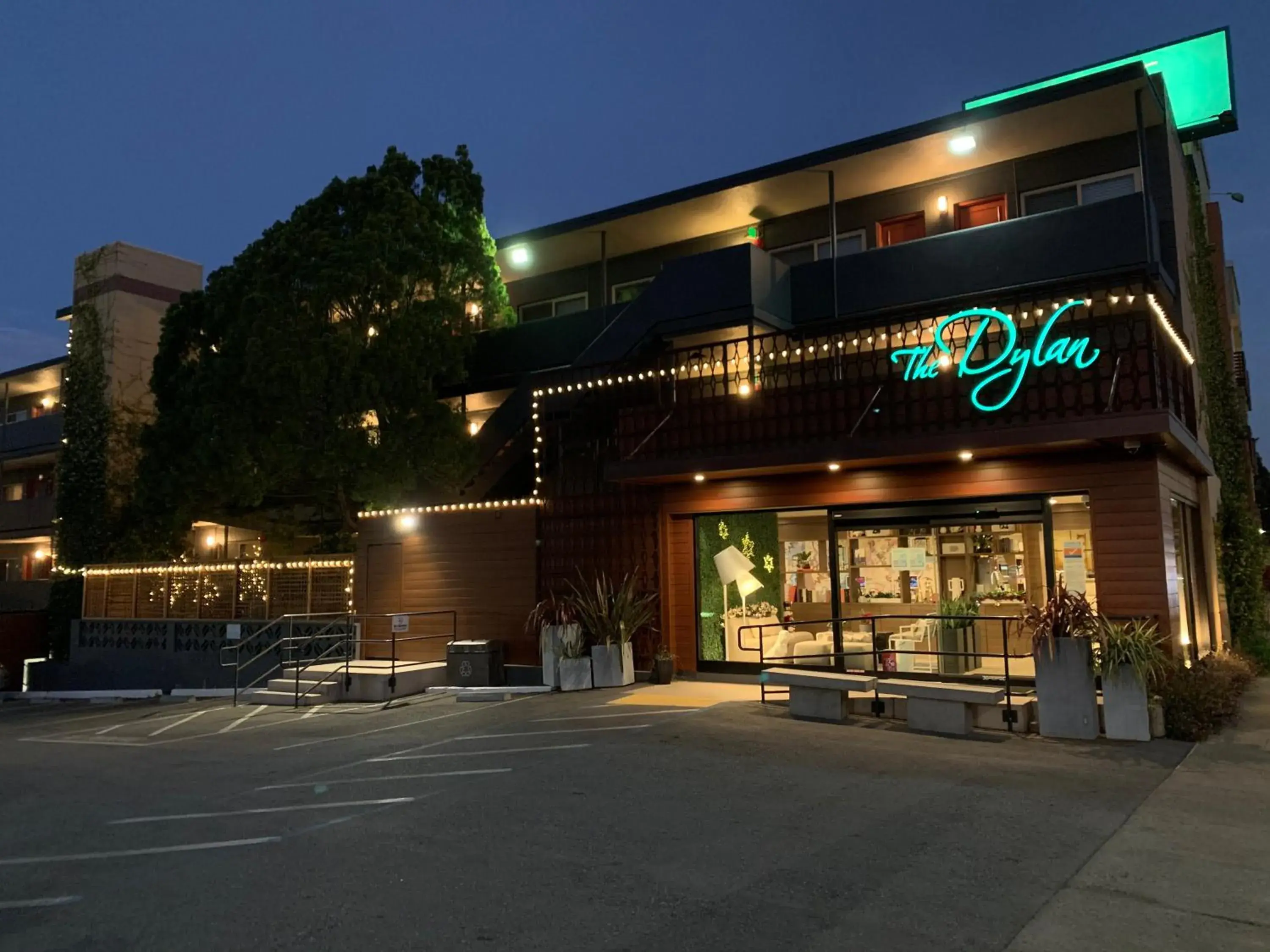 Property building in The Dylan Hotel at SFO Property building in The Dylan Hotel at SFO