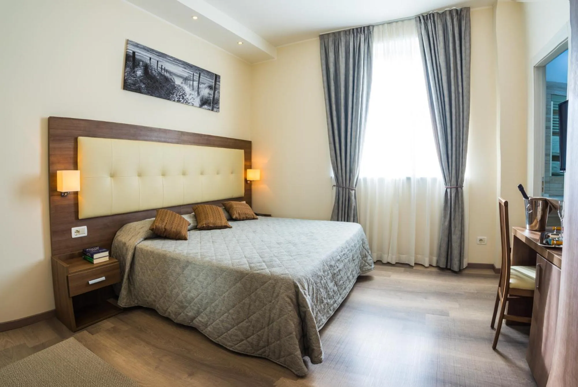 Bed in Hotel Rizzi