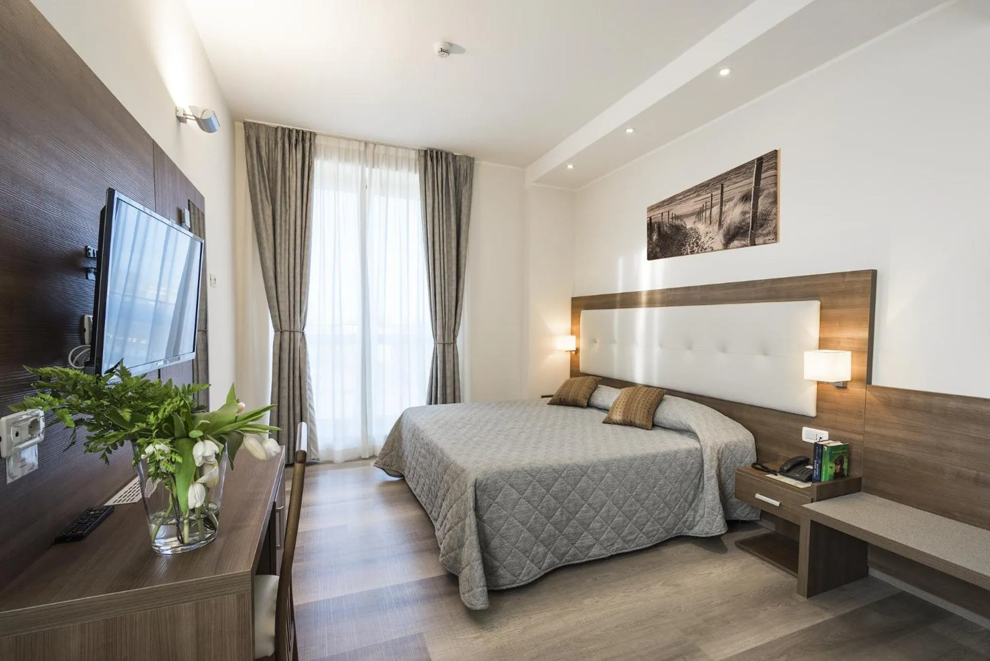Bed in Hotel Rizzi
