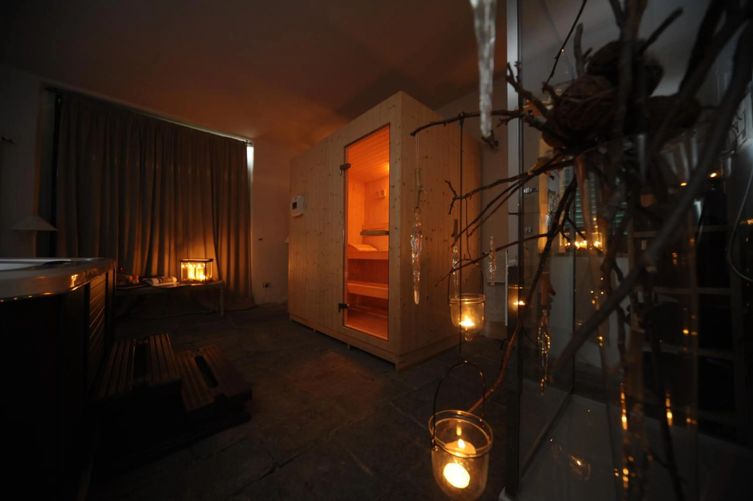 Sauna, Bed in B&B Le Dimore Mezza Costa