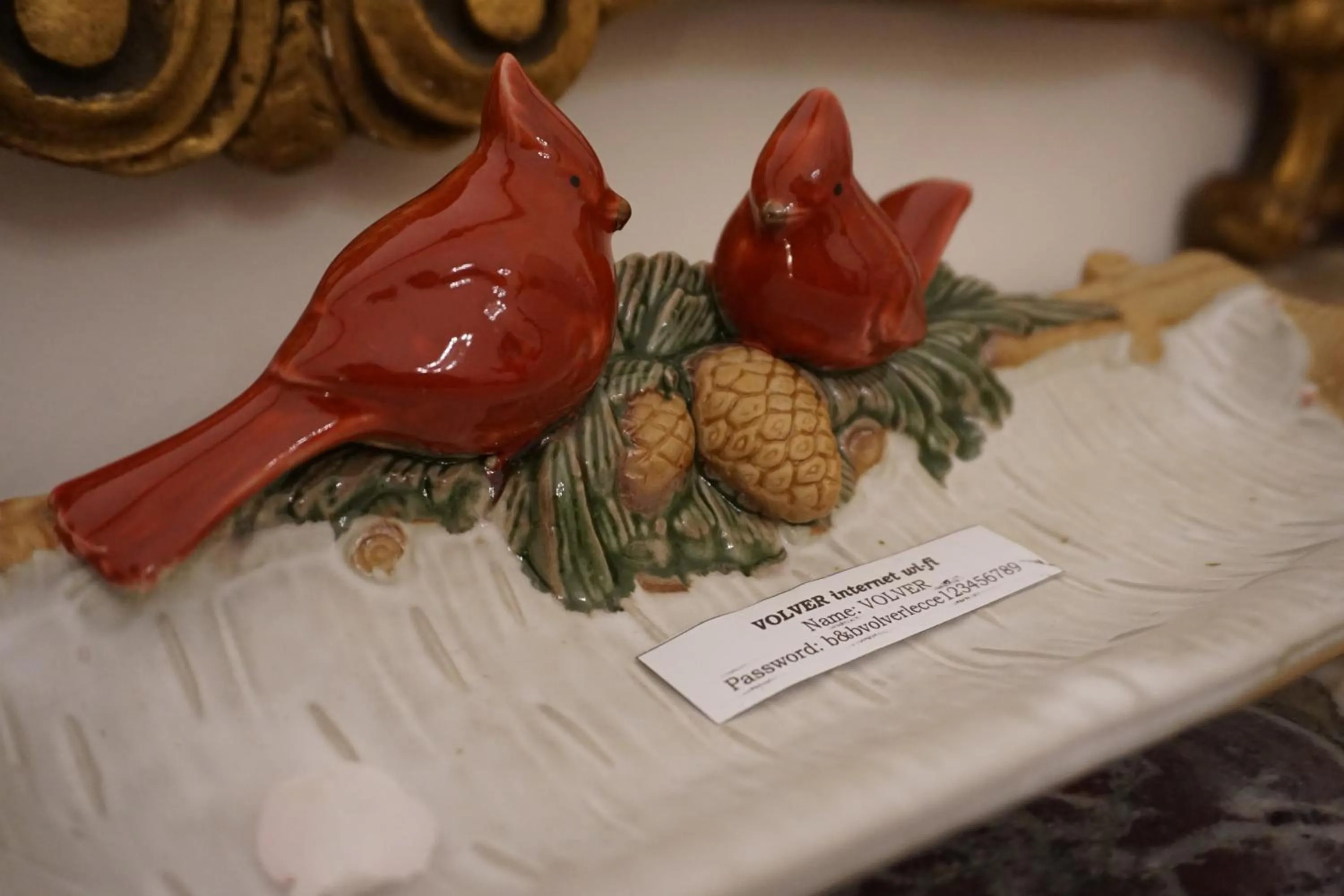 Decorative detail in Volver B&B