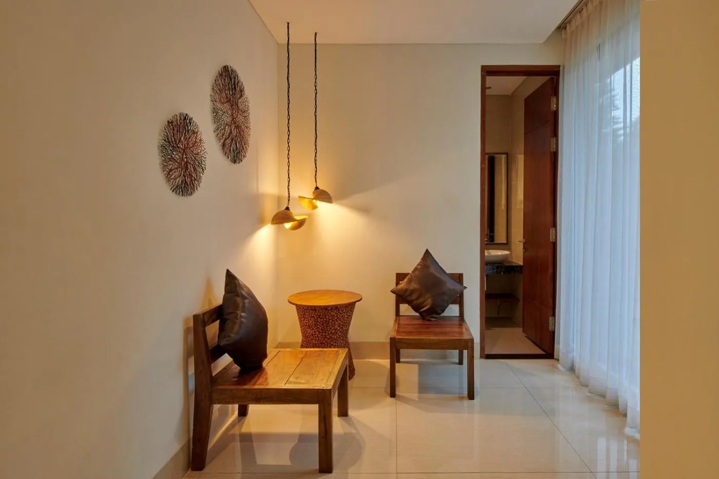 Seating area in Kamala plantation view villa 10 bedrooms with a private heated Infinity pool and a billiard table