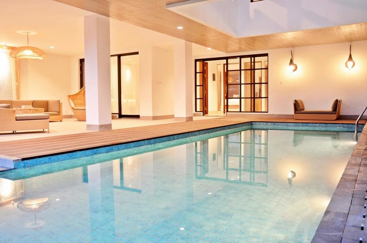 Swimming pool in Kamala plantation view villa 10 bedrooms with a private heated Infinity pool and a billiard table