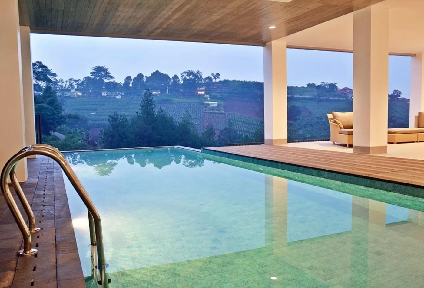 Swimming pool in Kamala plantation view villa 10 bedrooms with a private heated Infinity pool and a billiard table