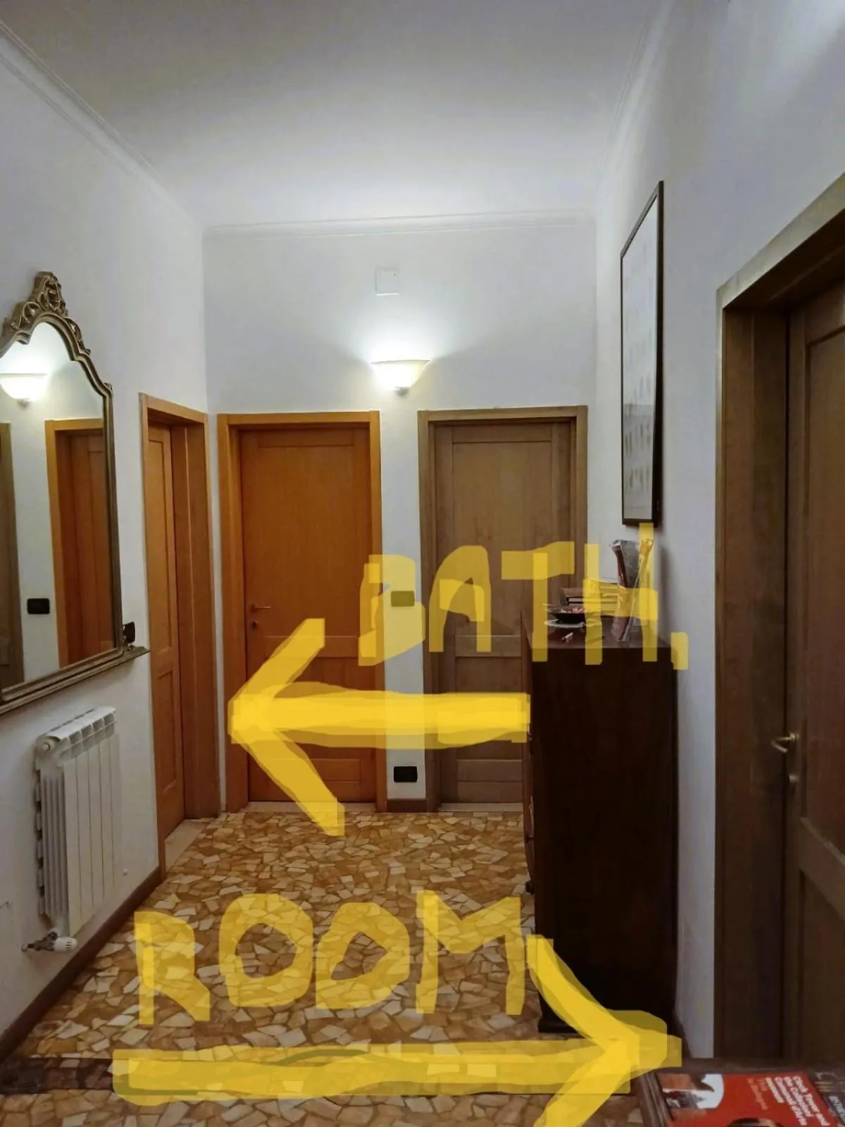 Bathroom in Bed And Breakfast Arcobaleno