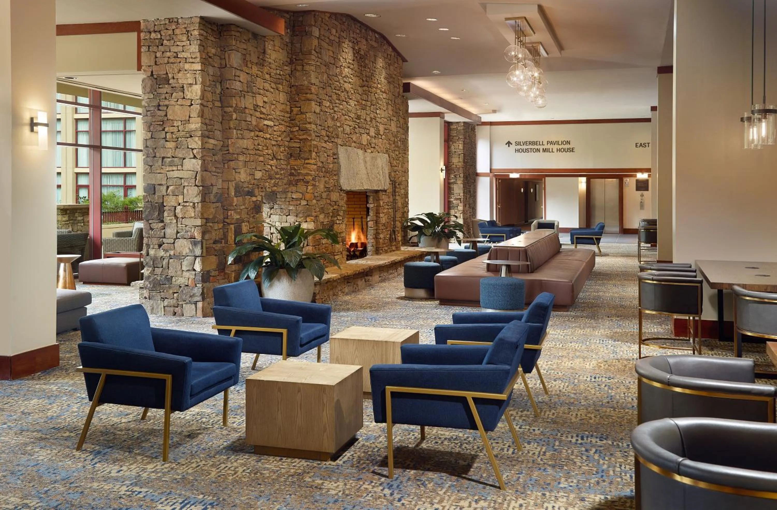 Seating area in Emory Conference Center Hotel