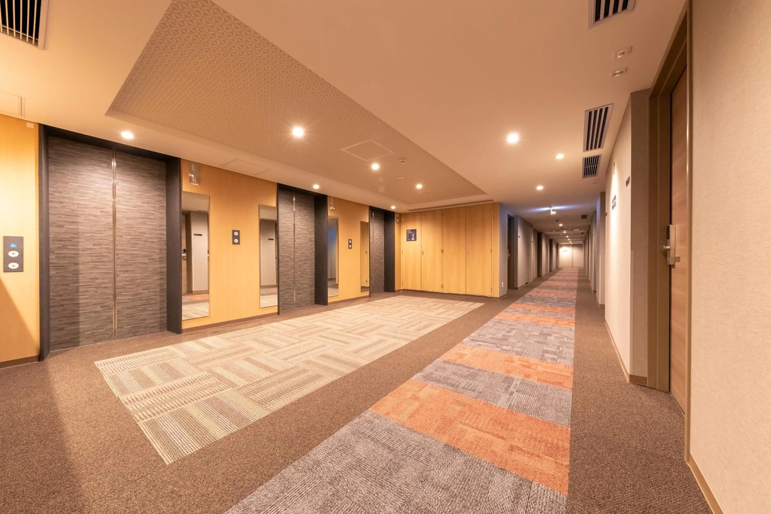 elevator in Dormy Inn Mito