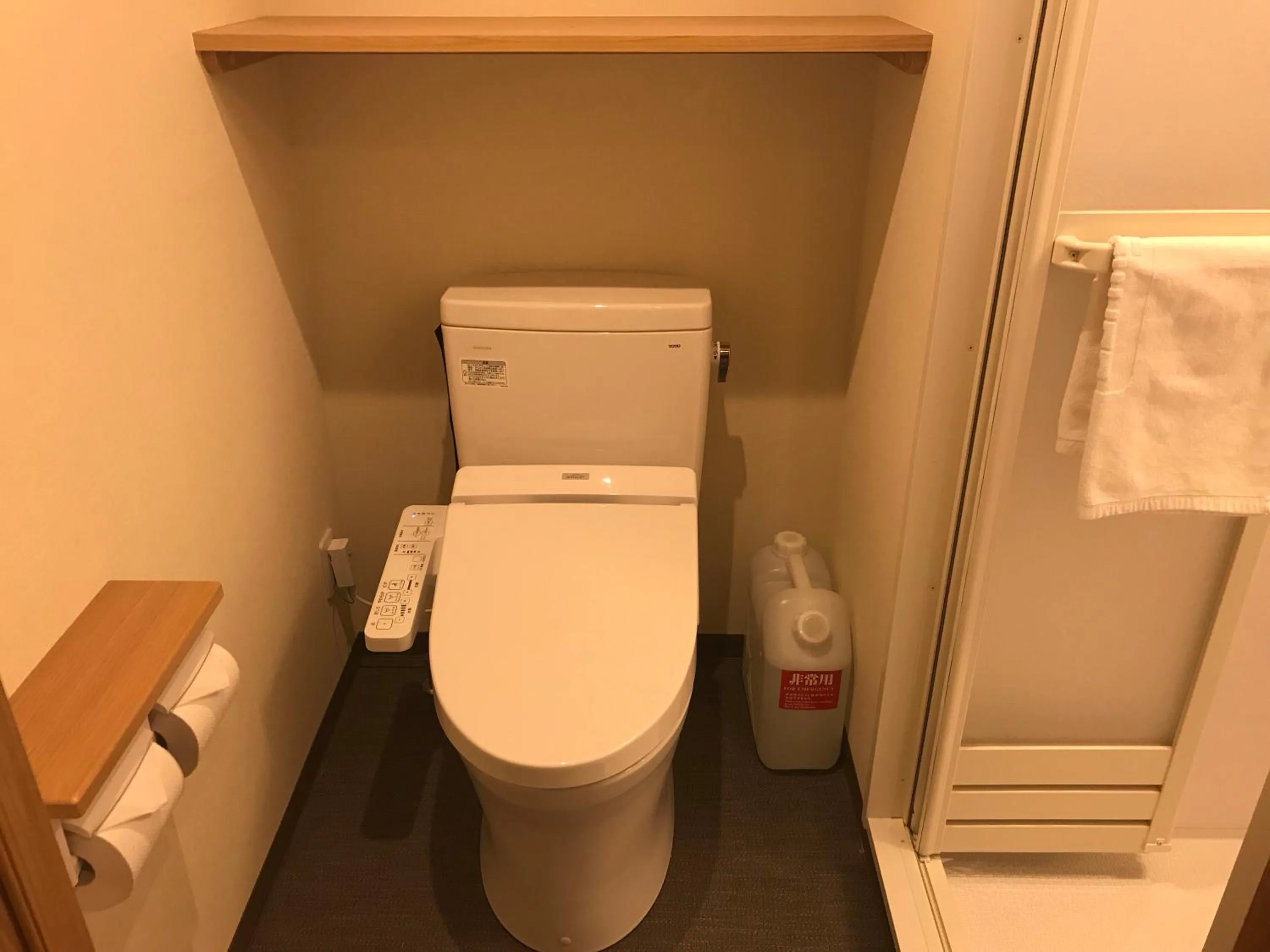 Toilet in Dormy Inn Mito