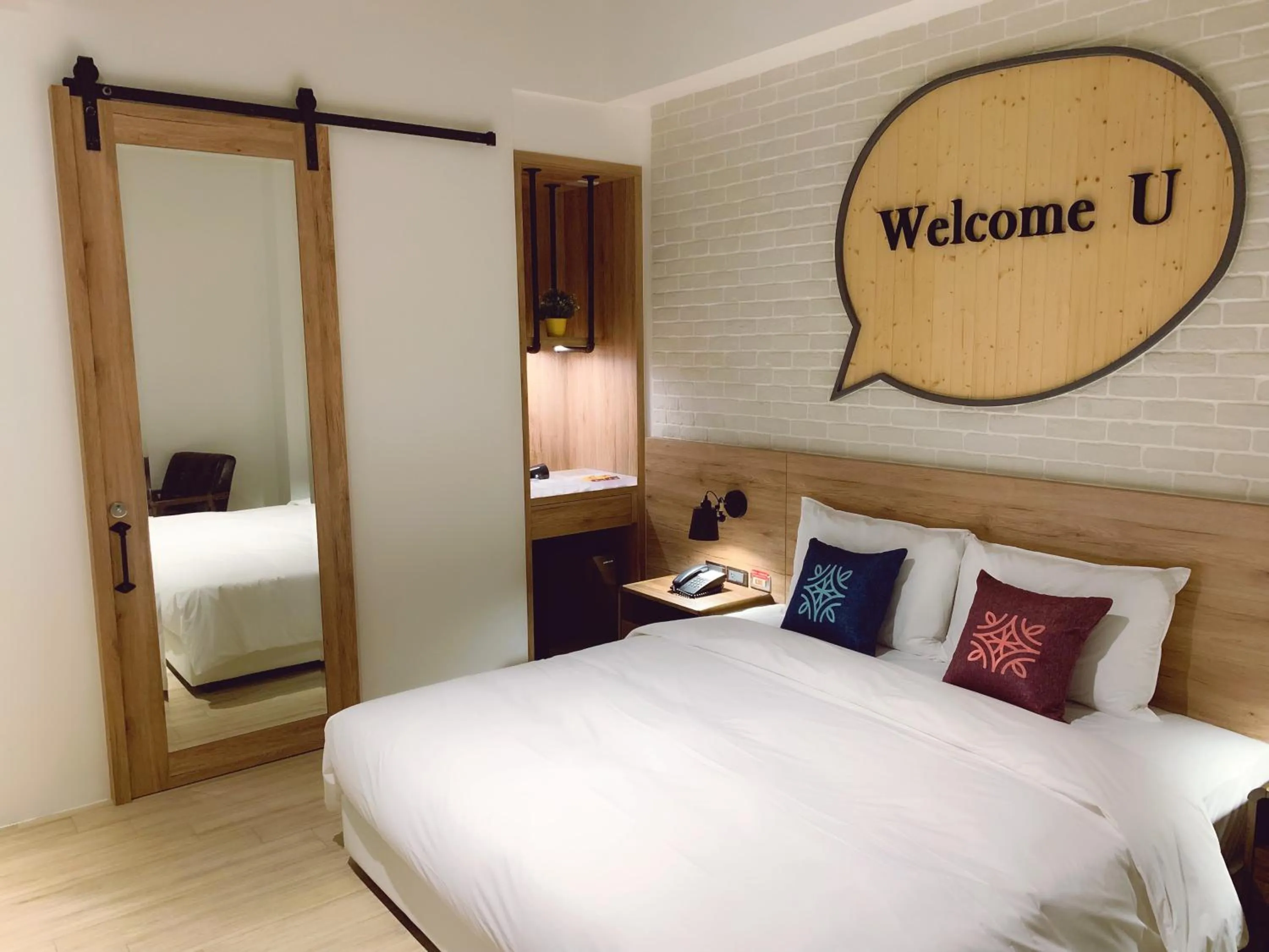 Bed in Tian Zhong Hotel