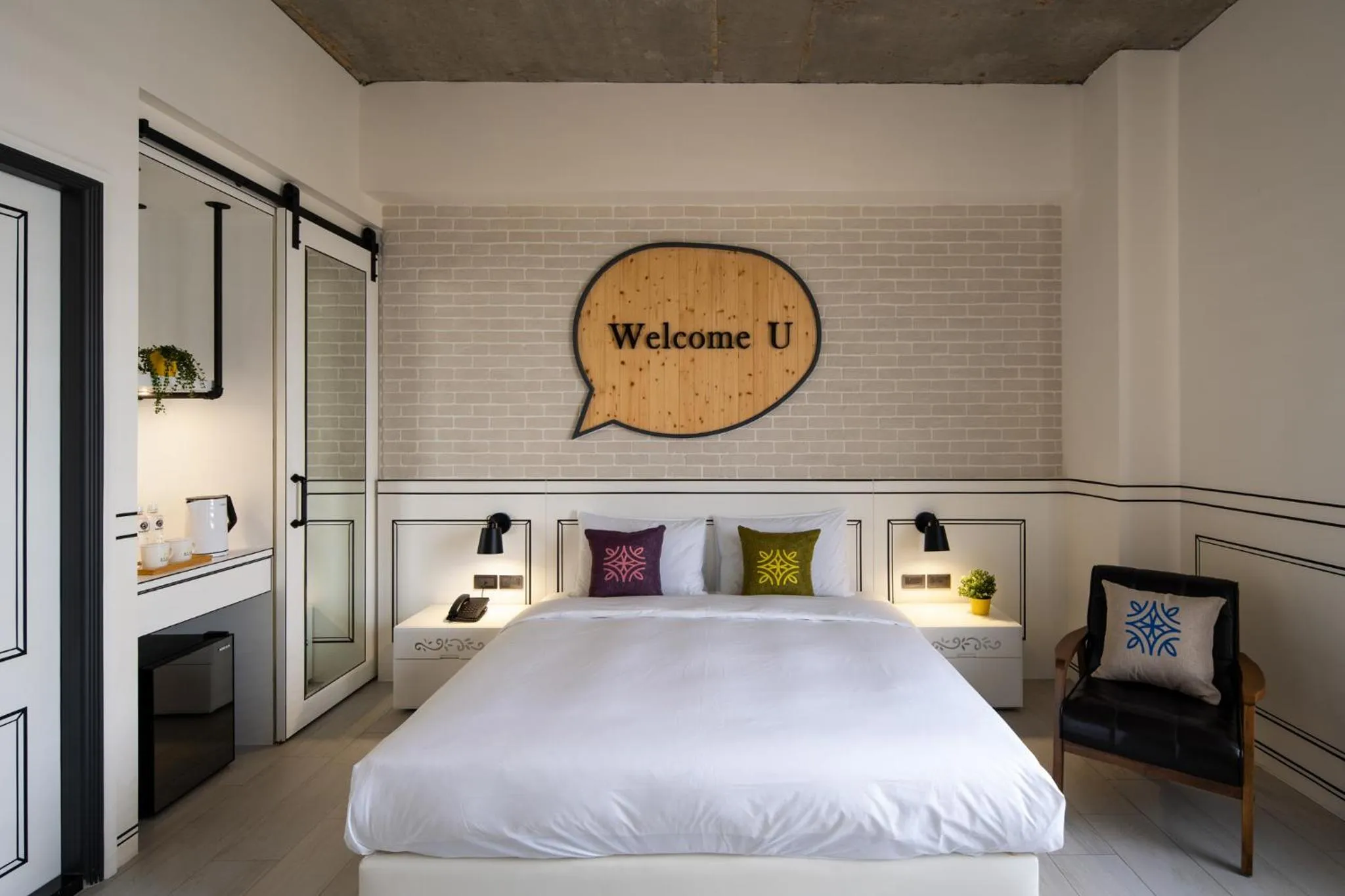 Bed in Tian Zhong Hotel