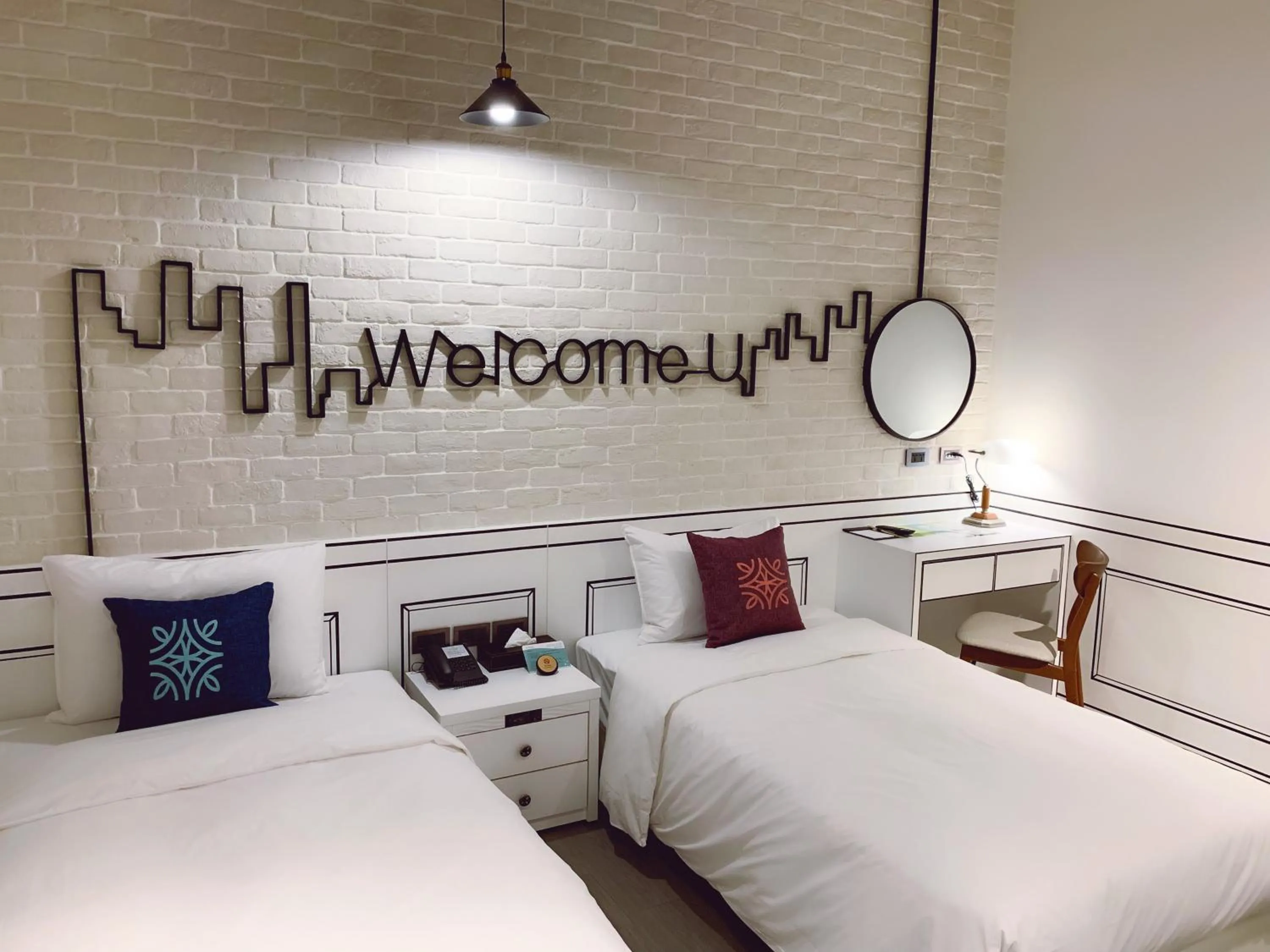 Bed in Tian Zhong Hotel