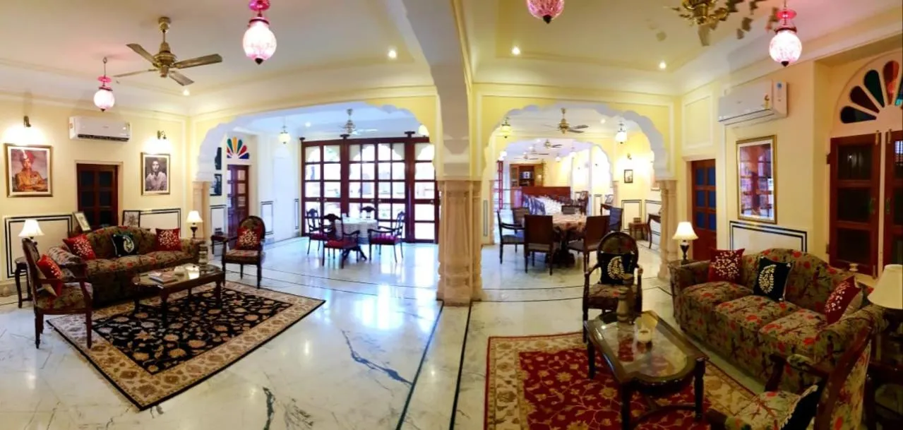 Lobby or reception in Raj Rajeshwari Haveli