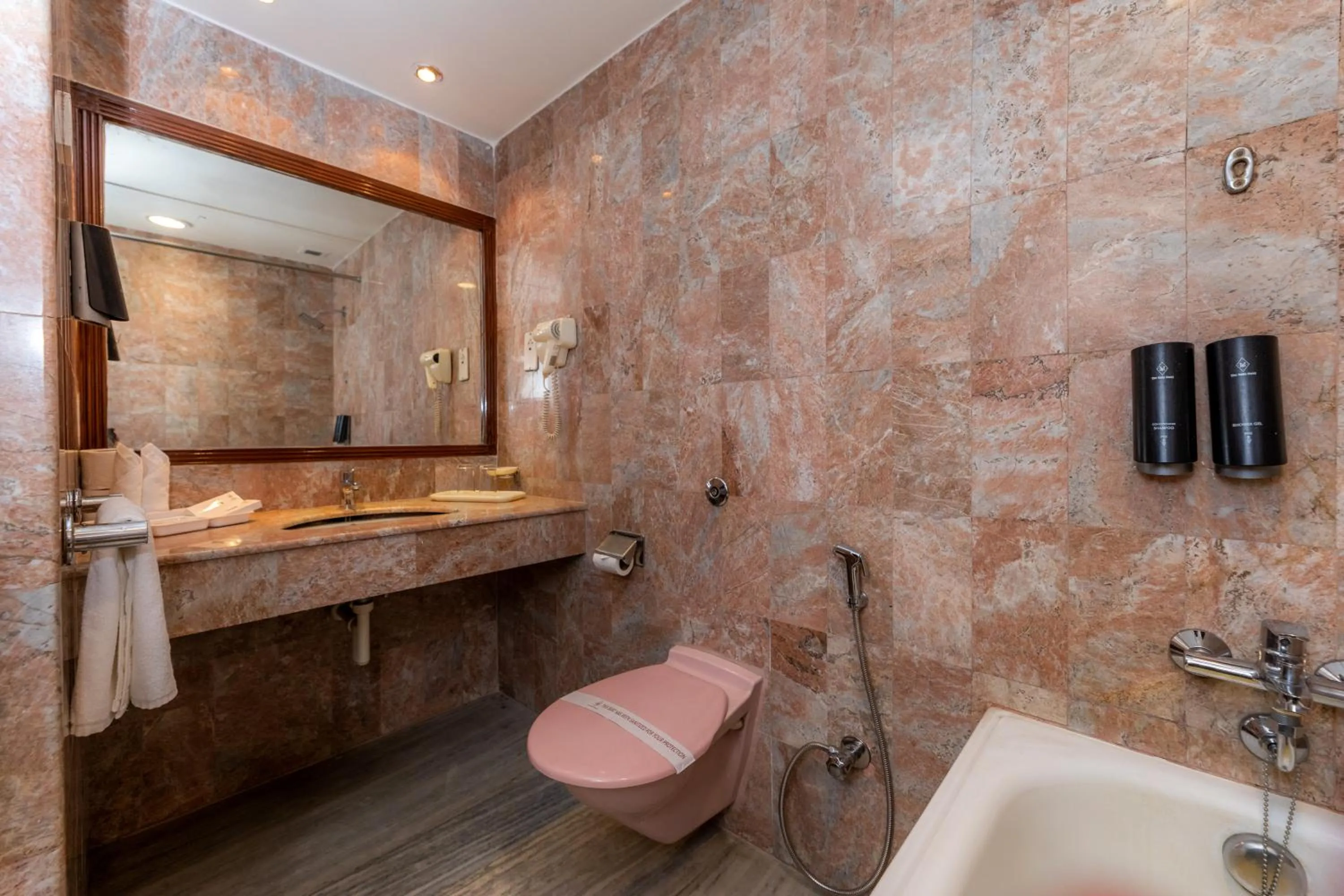 Toilet in The Malla Hotel - Thamel, 2 km to Swayambhunath Temple