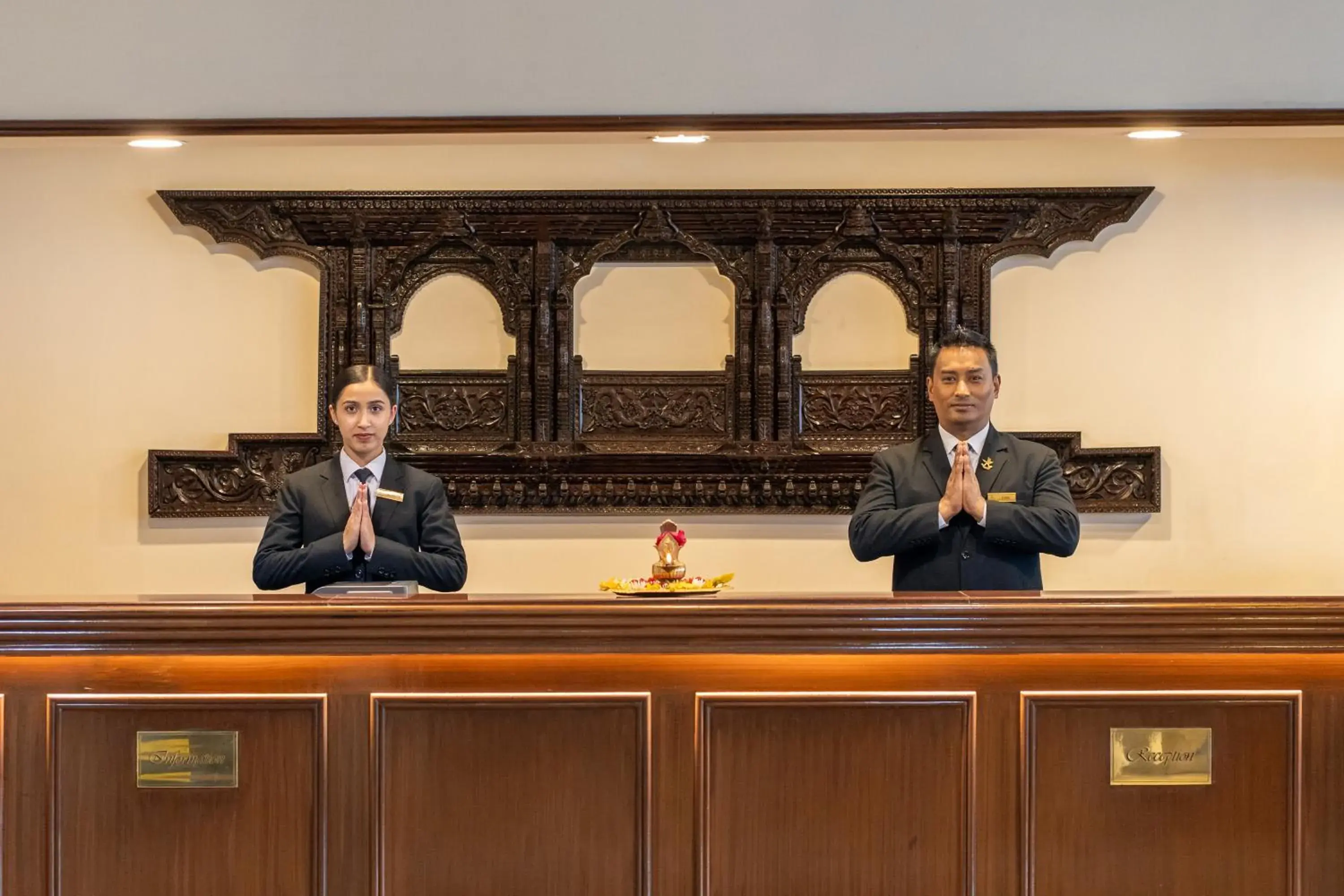 Lobby or reception in The Malla Hotel - Thamel, 2 km to Swayambhunath Temple Lobby or reception in The Malla Hotel - Thamel, 2 km to Swayambhunath Temple